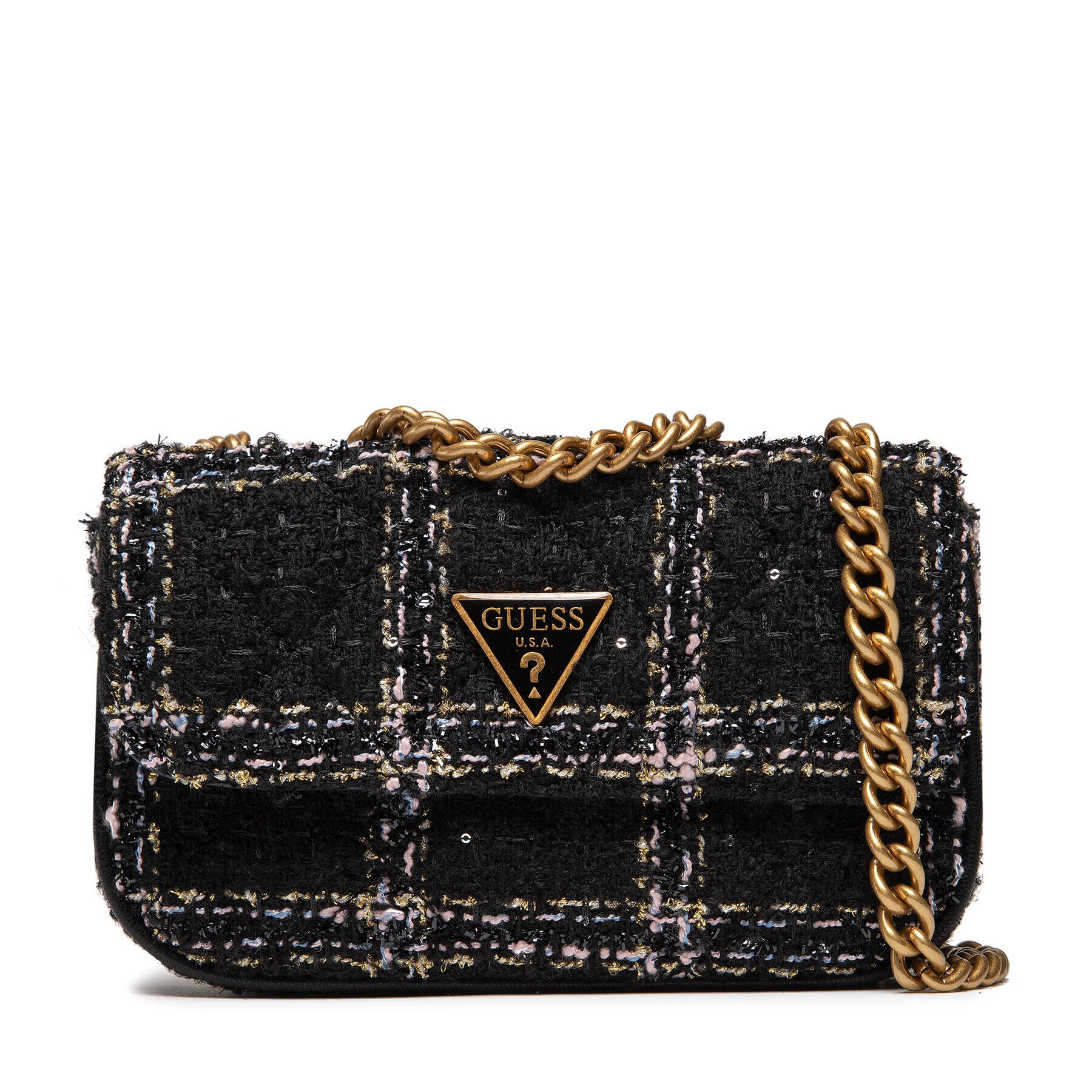 Guess Geantă Cessily (XT) Mini Bags HWXT76 79780 Negru - Pled.ro