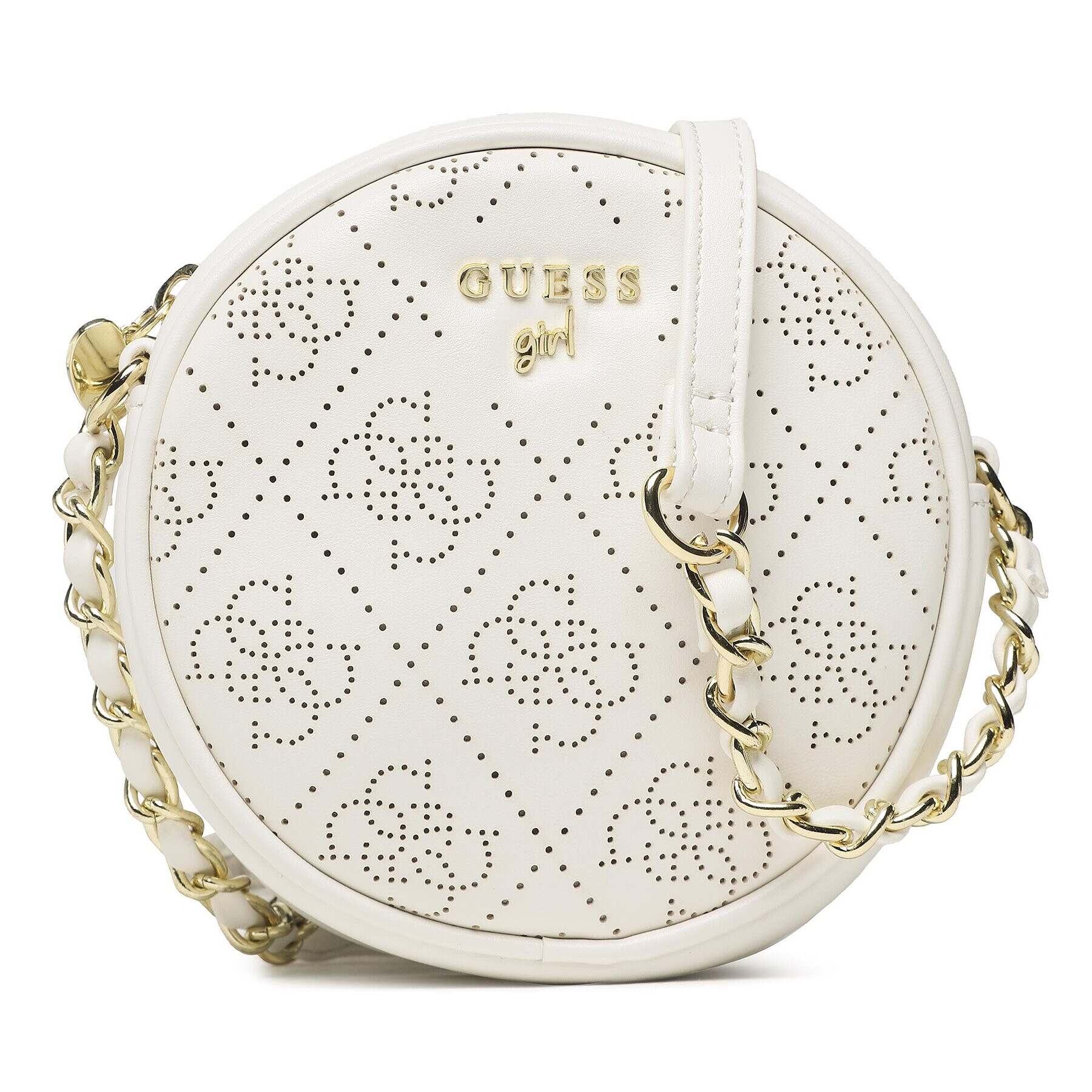 Guess Geantă Crossbody Flap Bag J3GZ10 WFHF0 Alb - Pled.ro