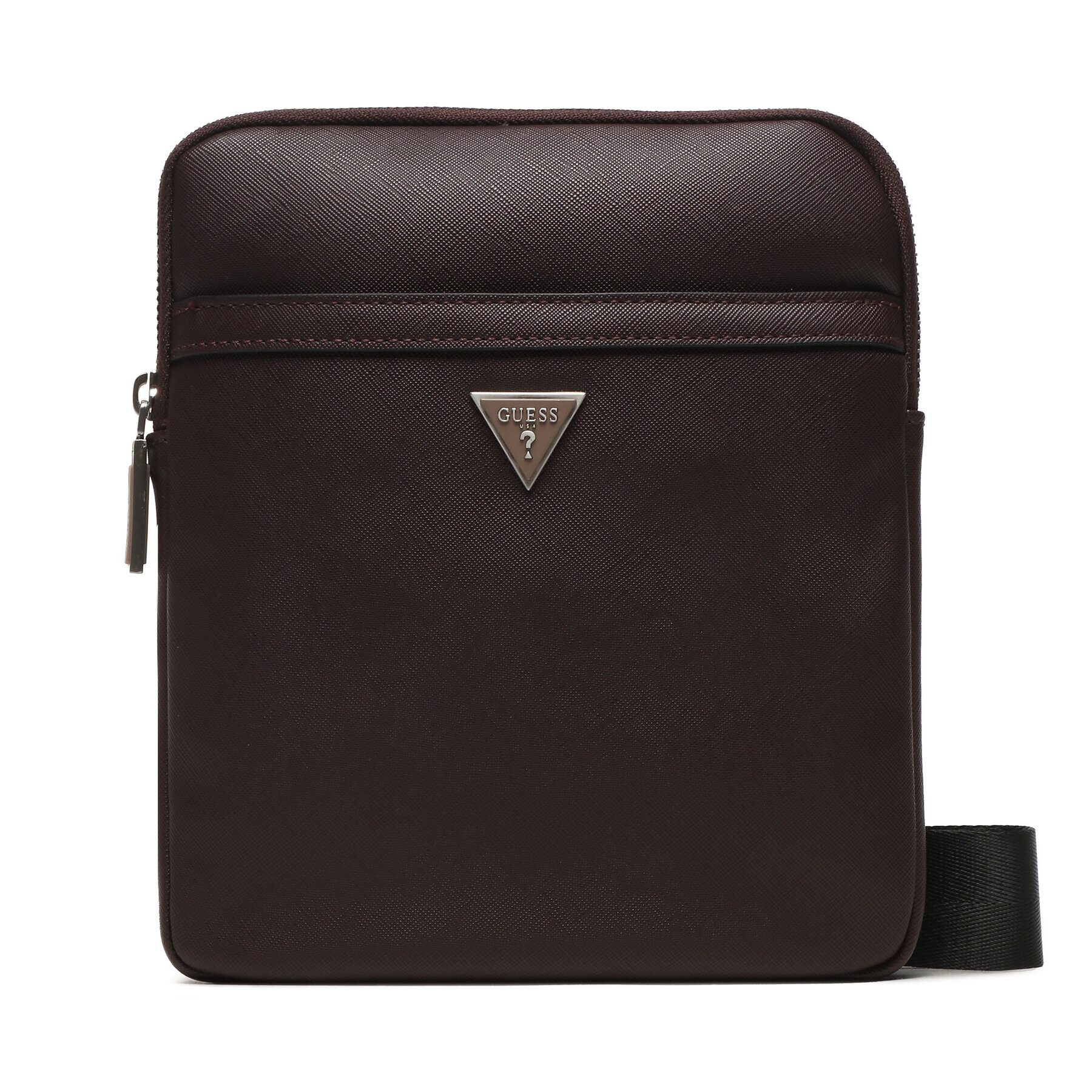 Guess Geantă crossover Certosa Saffiano Smart Mini Bags HMECSA P3123 Vișiniu - Pled.ro