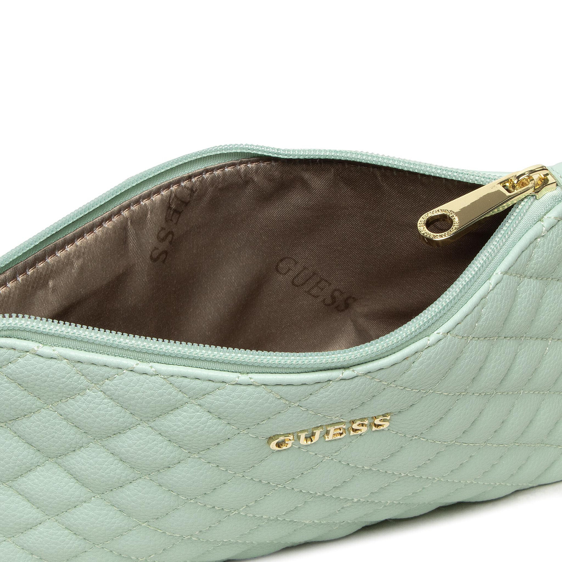 Guess Geantă crossover Earlene Flat Top Zip PWEARL P2202 Verde - Pled.ro