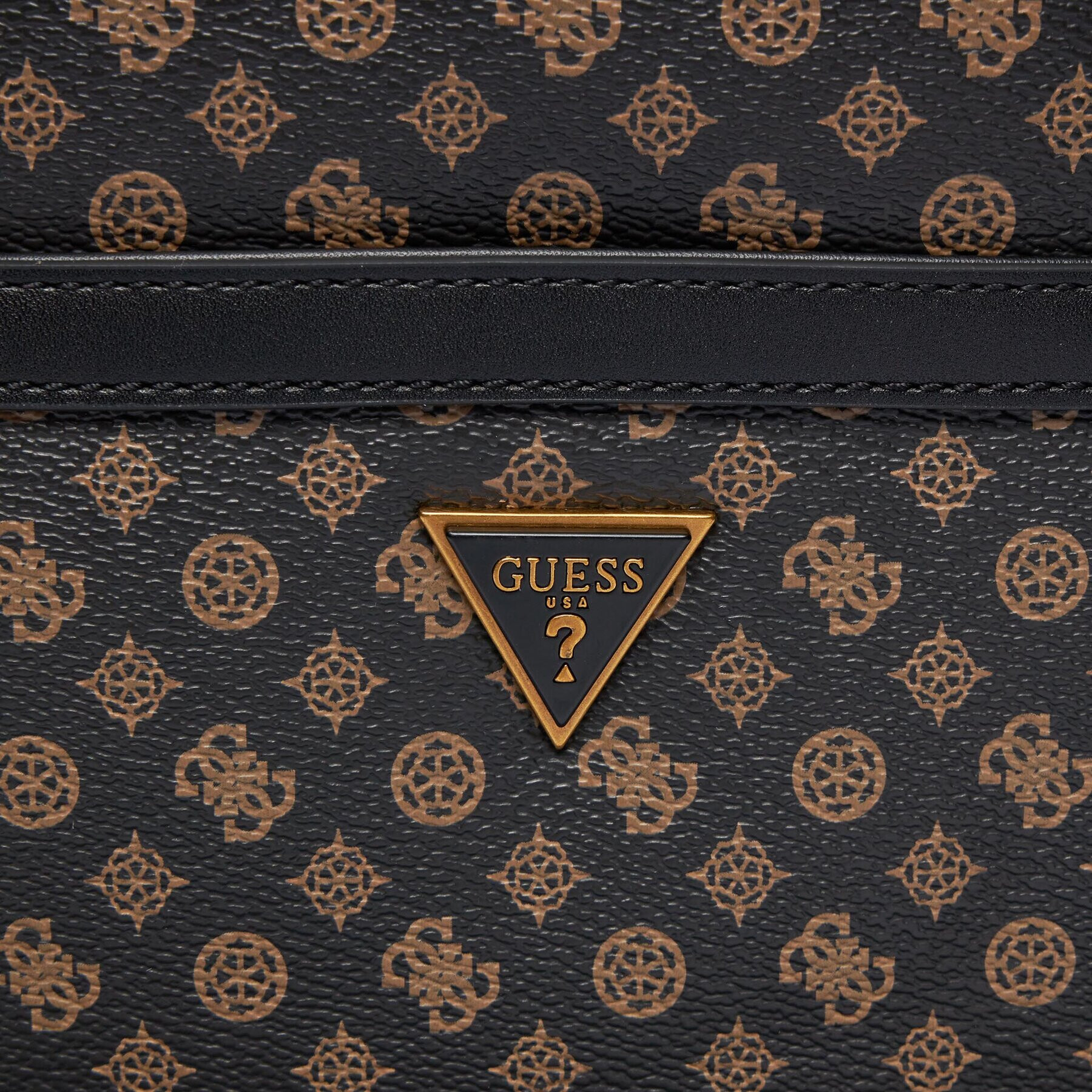 Guess Geantă crossover Micro Peony Eco Mini-Bags HMMIPE P4123 Maro - Pled.ro