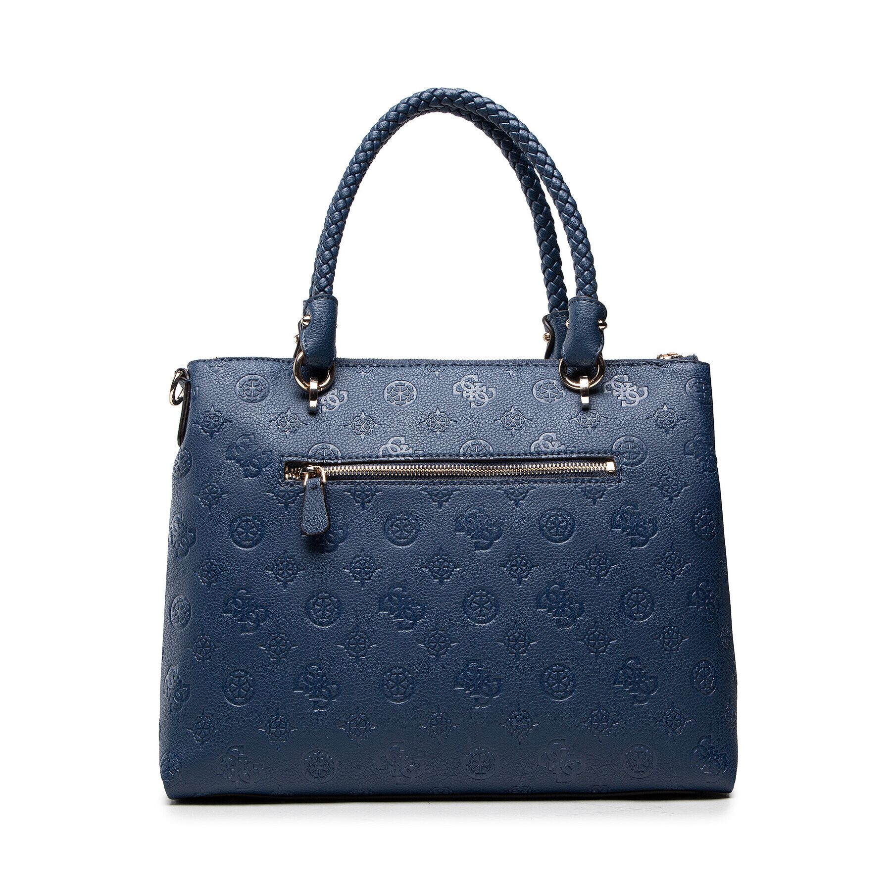 Guess Geantă Helaina Society Carryall HWPG84 03100 Bleumarin - Pled.ro