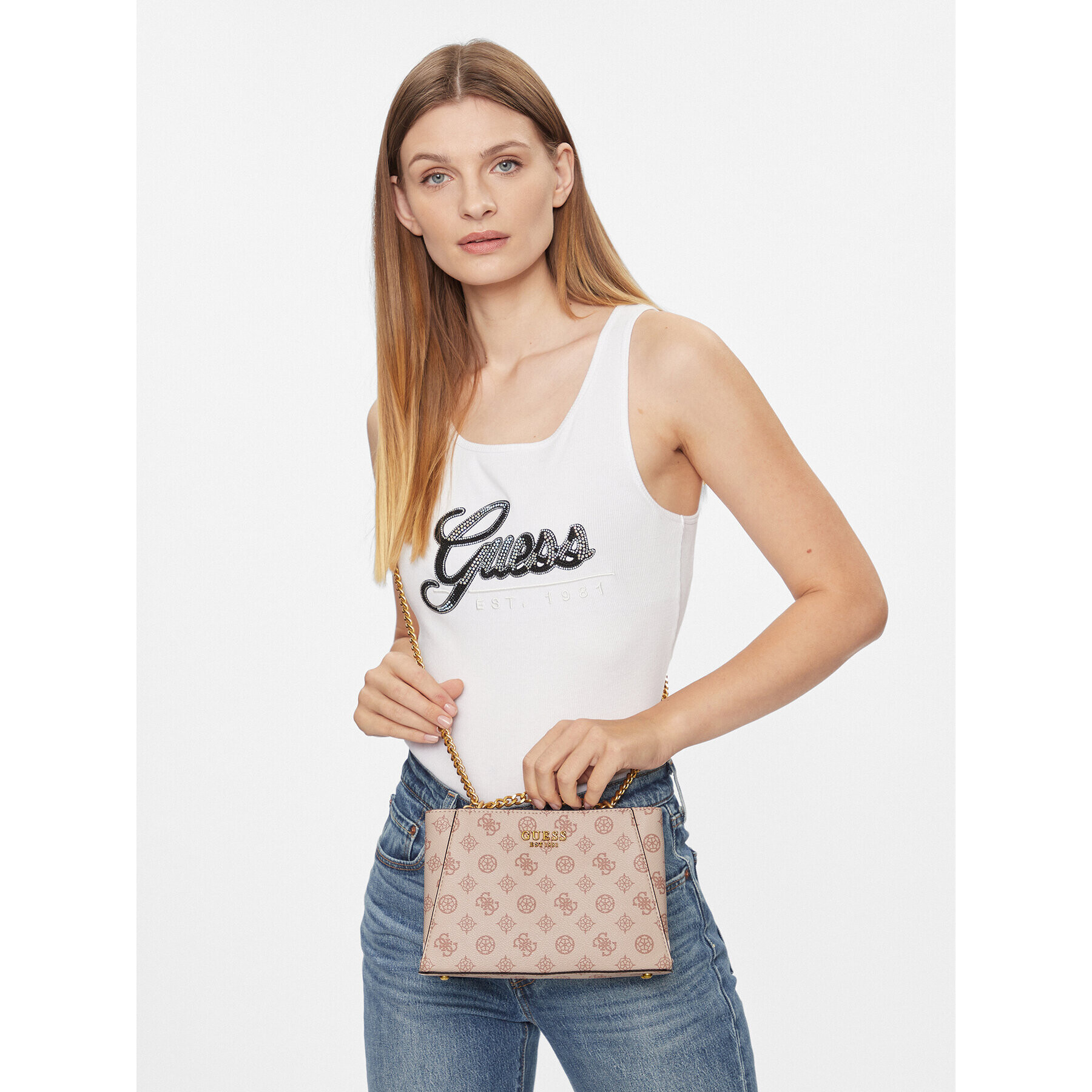 Guess Geantă HWPA91 90760 Roz - Pled.ro