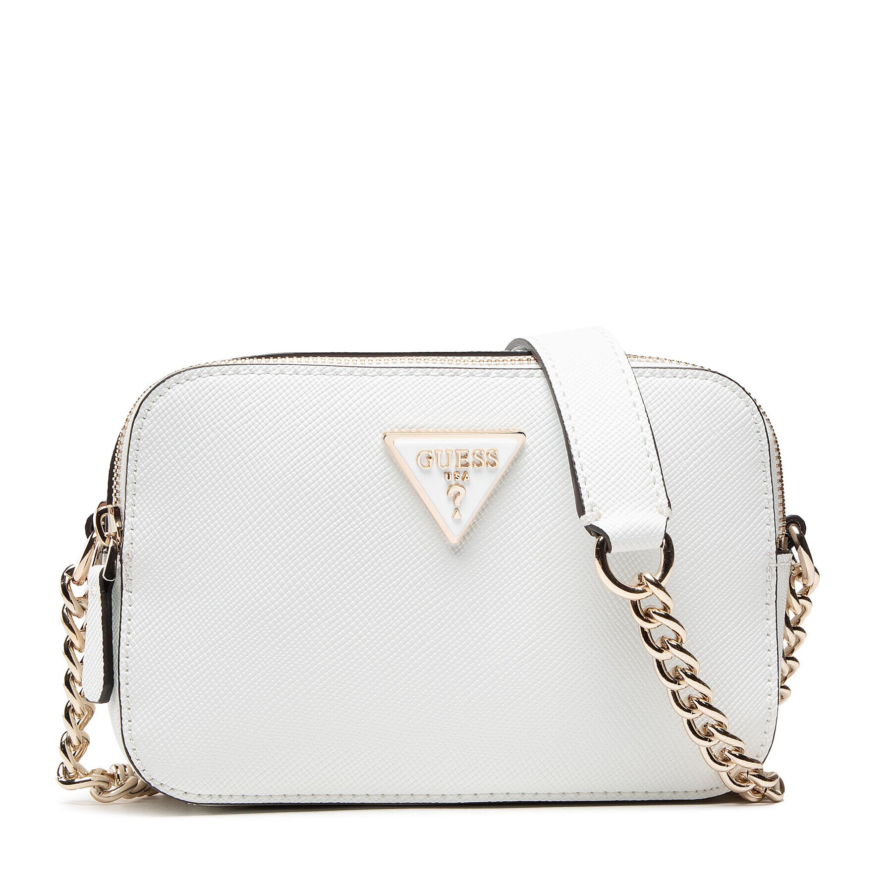 Guess Geantă Noelle Crossbody Camera HWZG78 79140 Alb - Pled.ro