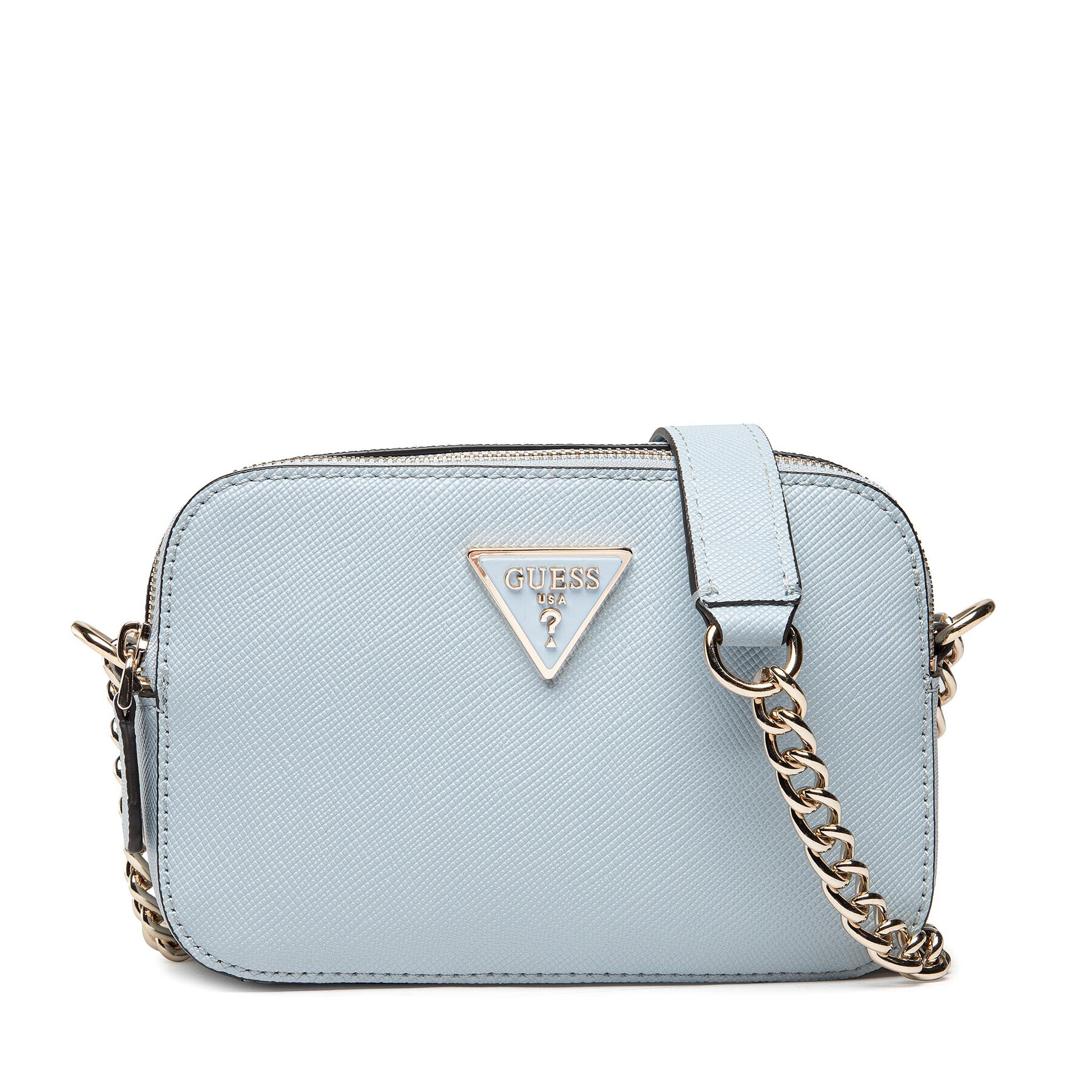 Guess Geantă Noelle Crossbody Camera HWZG78 79140 Albastru - Pled.ro