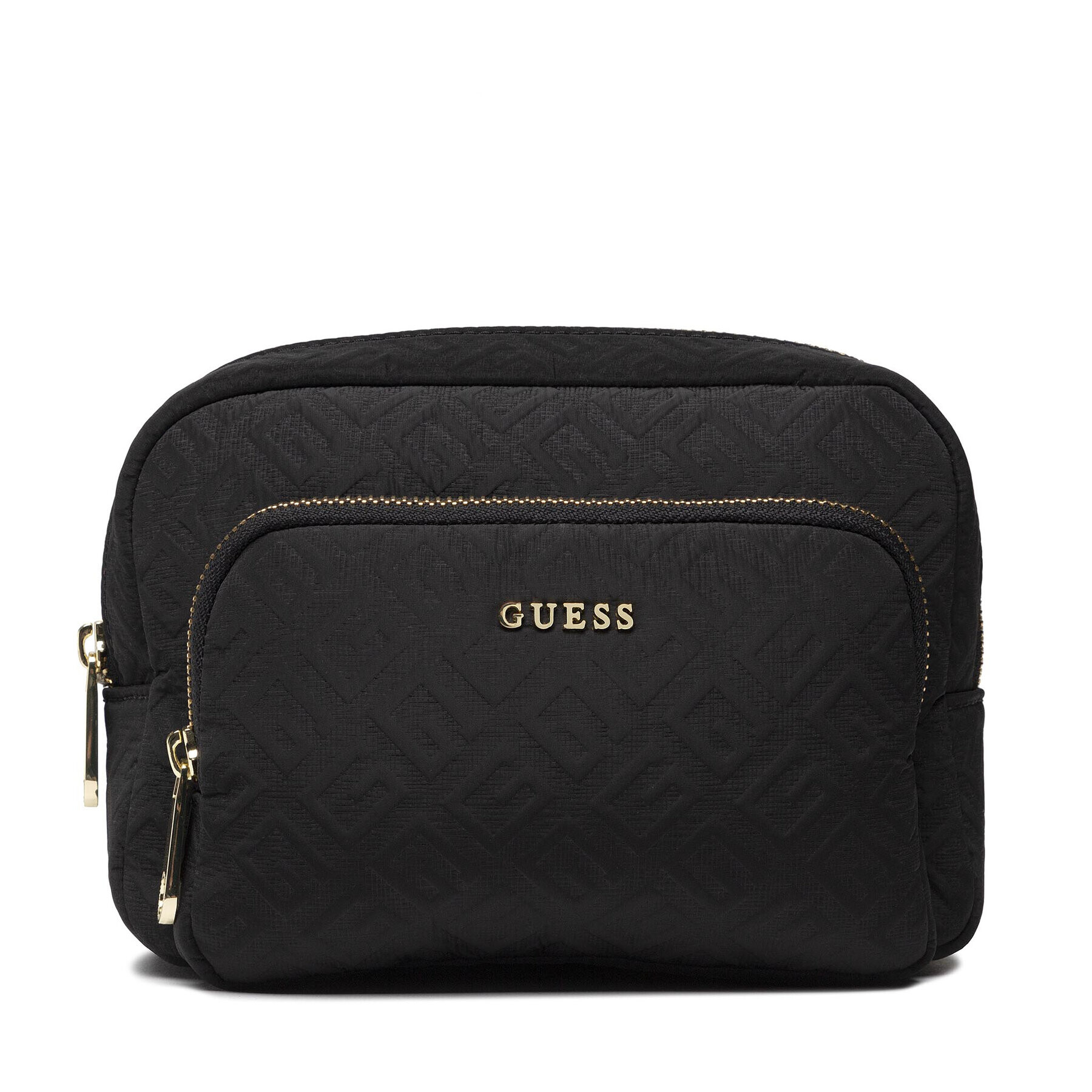 Guess Geantă pentru cosmetice Lorey Nylon PWLONY P2313 Negru - Pled.ro