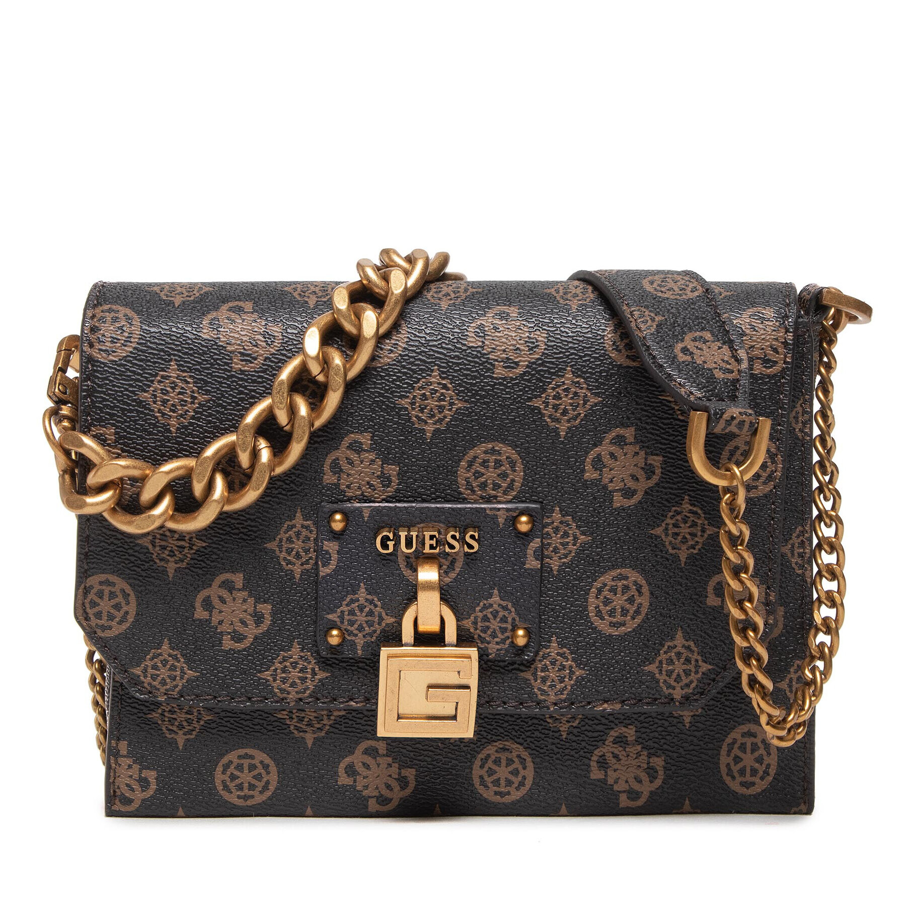 Guess Geantă Centre Stage (PB) Mini Bags HWPB85 04780 Maro - Pled.ro