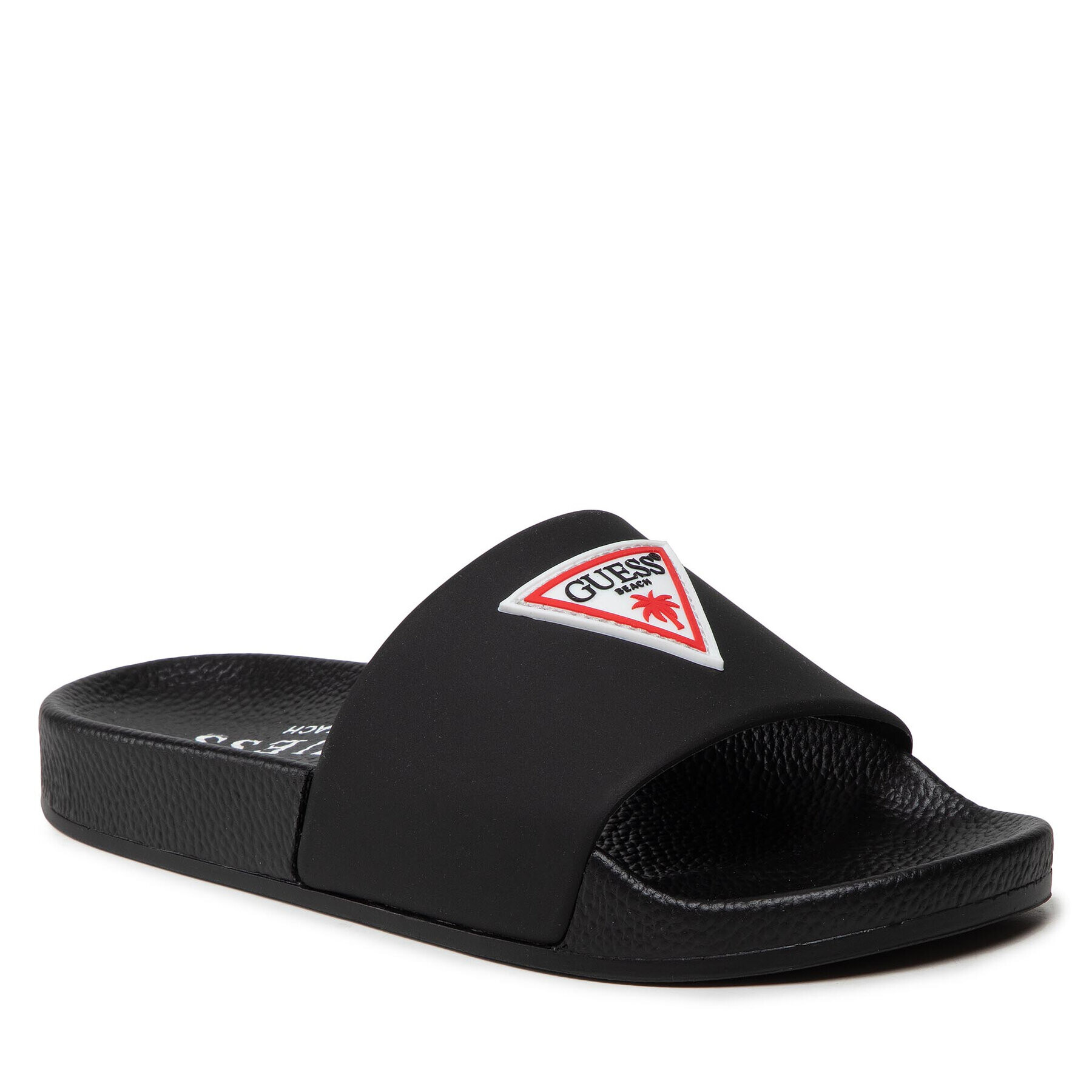 Guess Șlapi Beach Slippers E2GZ00 BB00F Negru - Pled.ro