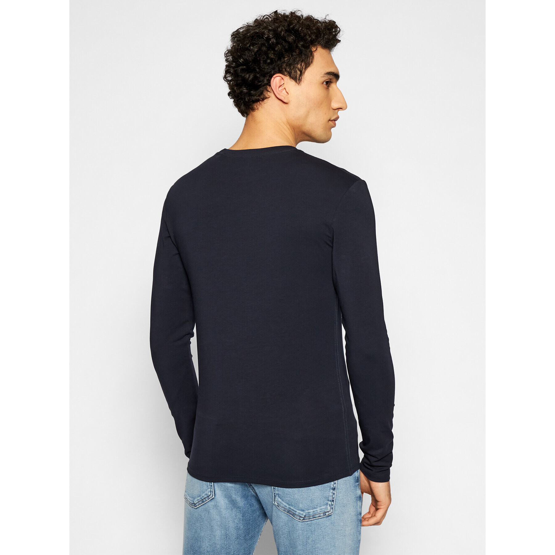 Guess Longsleeve Core M1RI28 J1311 Bleumarin Super Slim Fit - Pled.ro