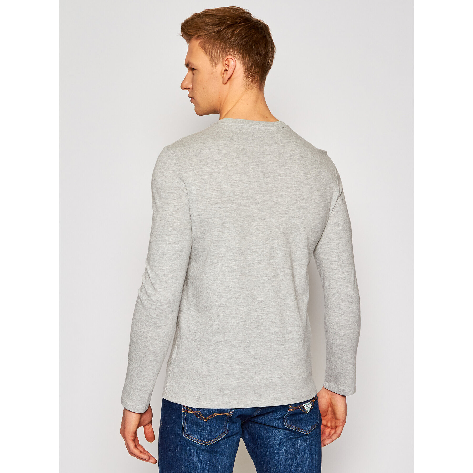 Guess Longsleeve M1RI31 I3Z11 Gri Slim Fit - Pled.ro