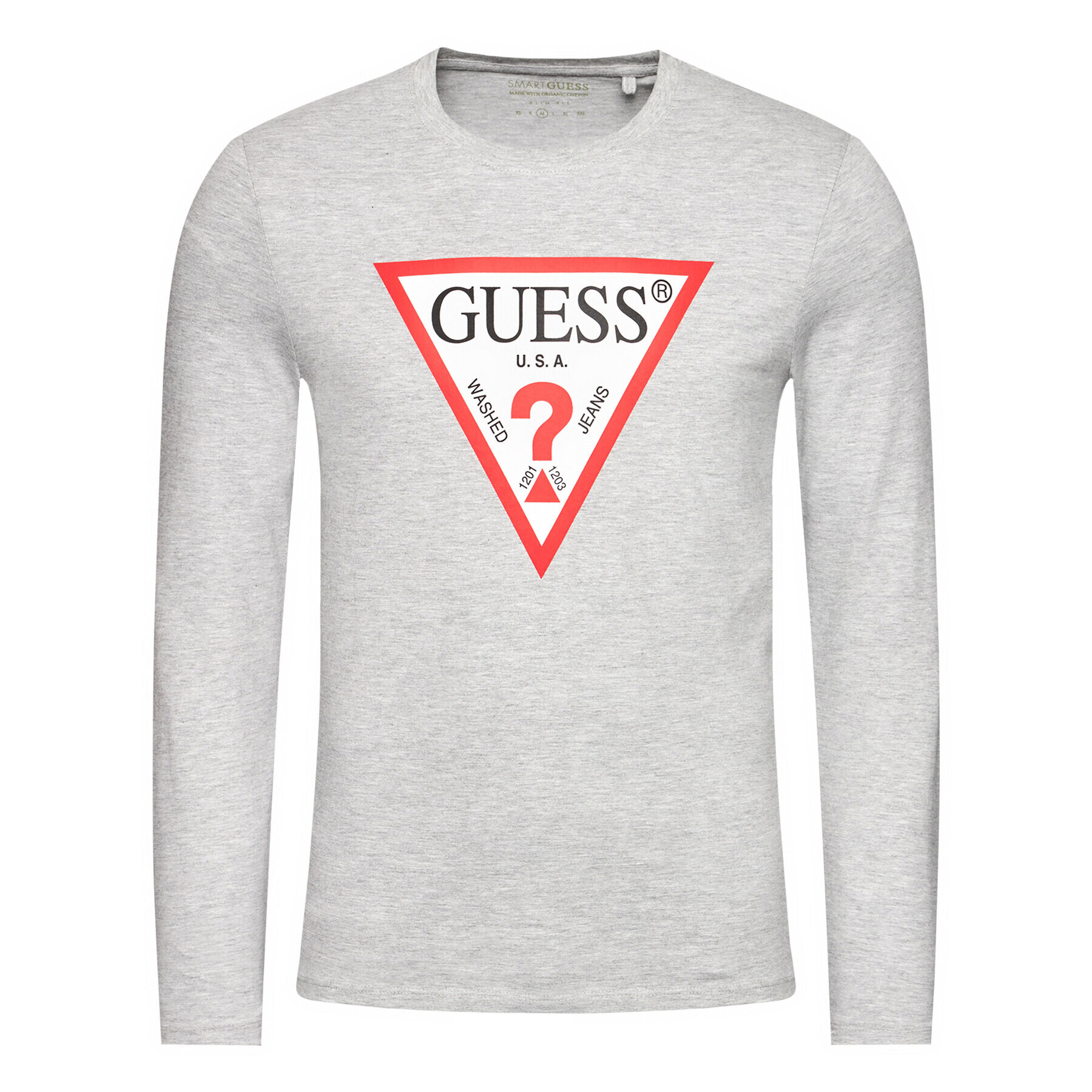 Guess Longsleeve M1RI31 I3Z11 Gri Slim Fit - Pled.ro