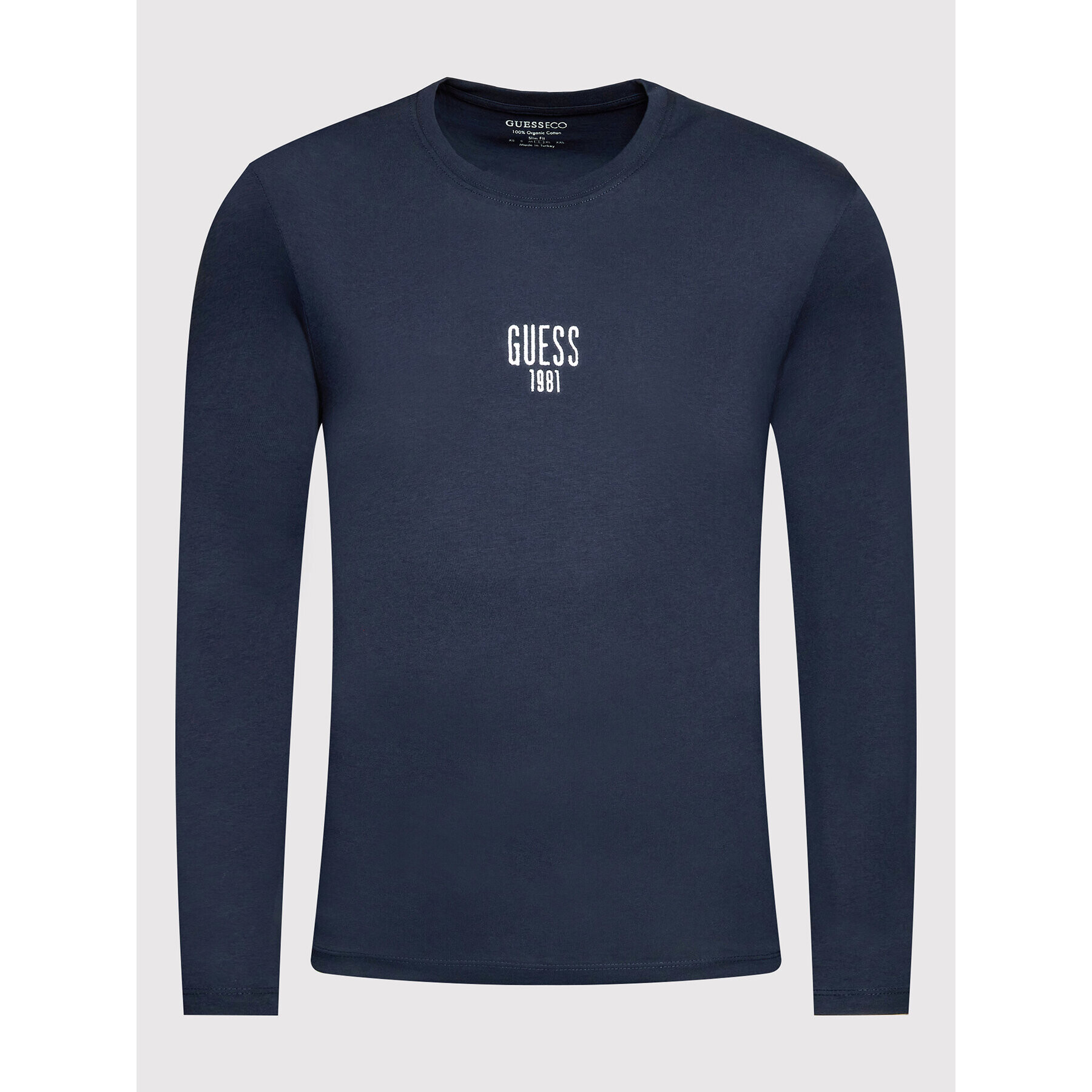 Guess Longsleeve M2YI19 I3Z11 Bleumarin Slim Fit - Pled.ro