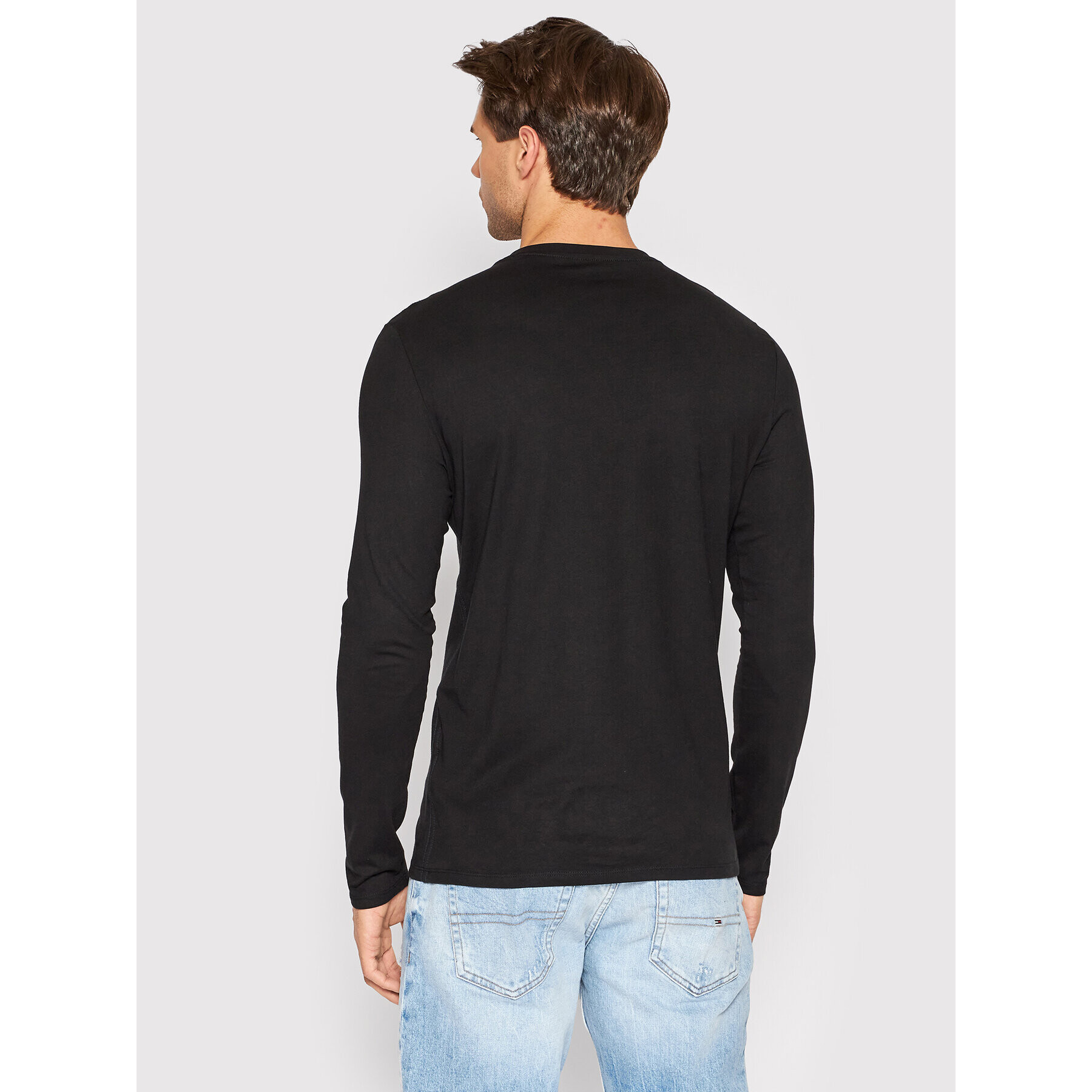 Guess Longsleeve M2YI31 I3Z11 Negru Slim Fit - Pled.ro