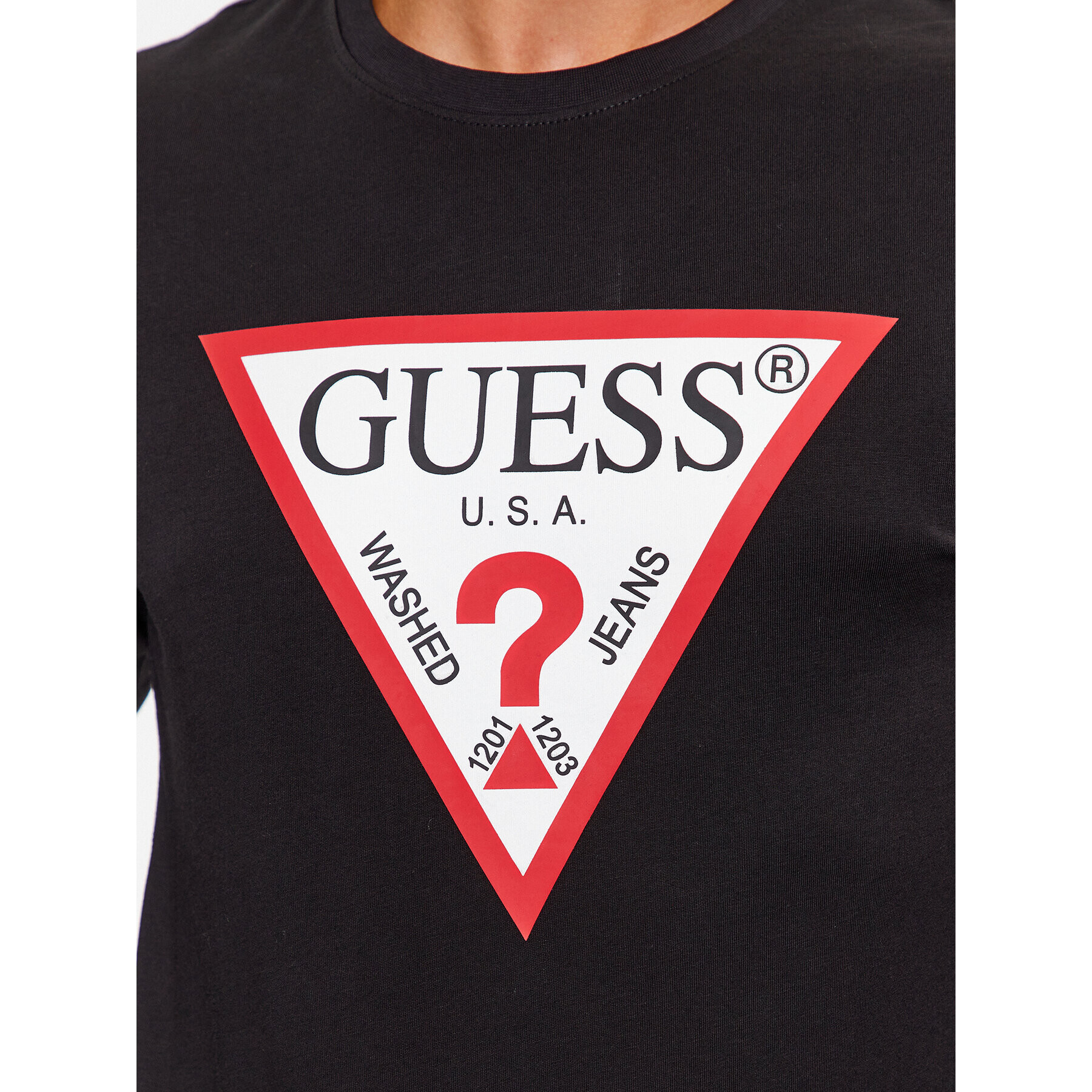 Guess Longsleeve M2YI31 I3Z14 Negru Regular Fit - Pled.ro