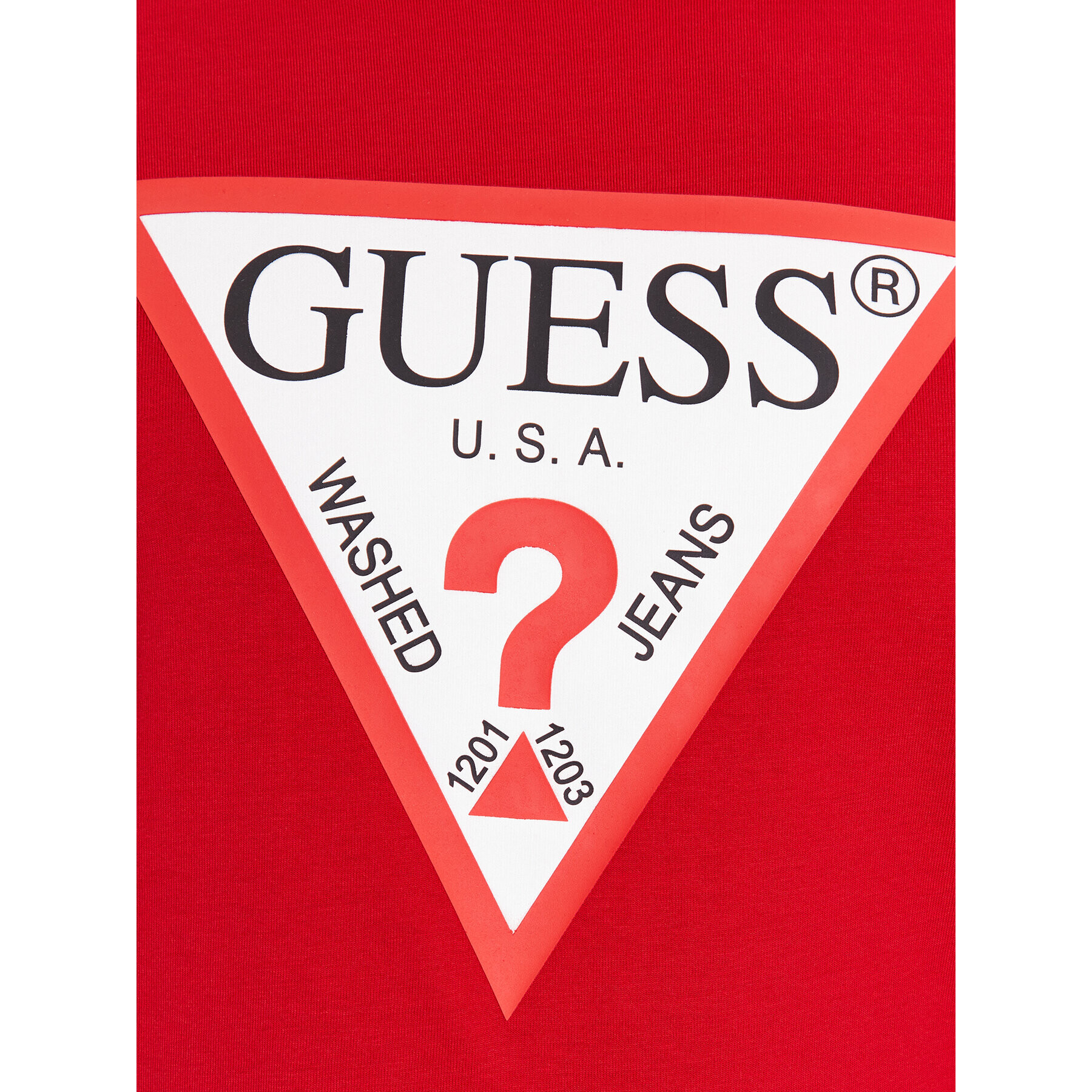 Guess Longsleeve M2YI31 I3Z14 Roșu Regular Fit - Pled.ro