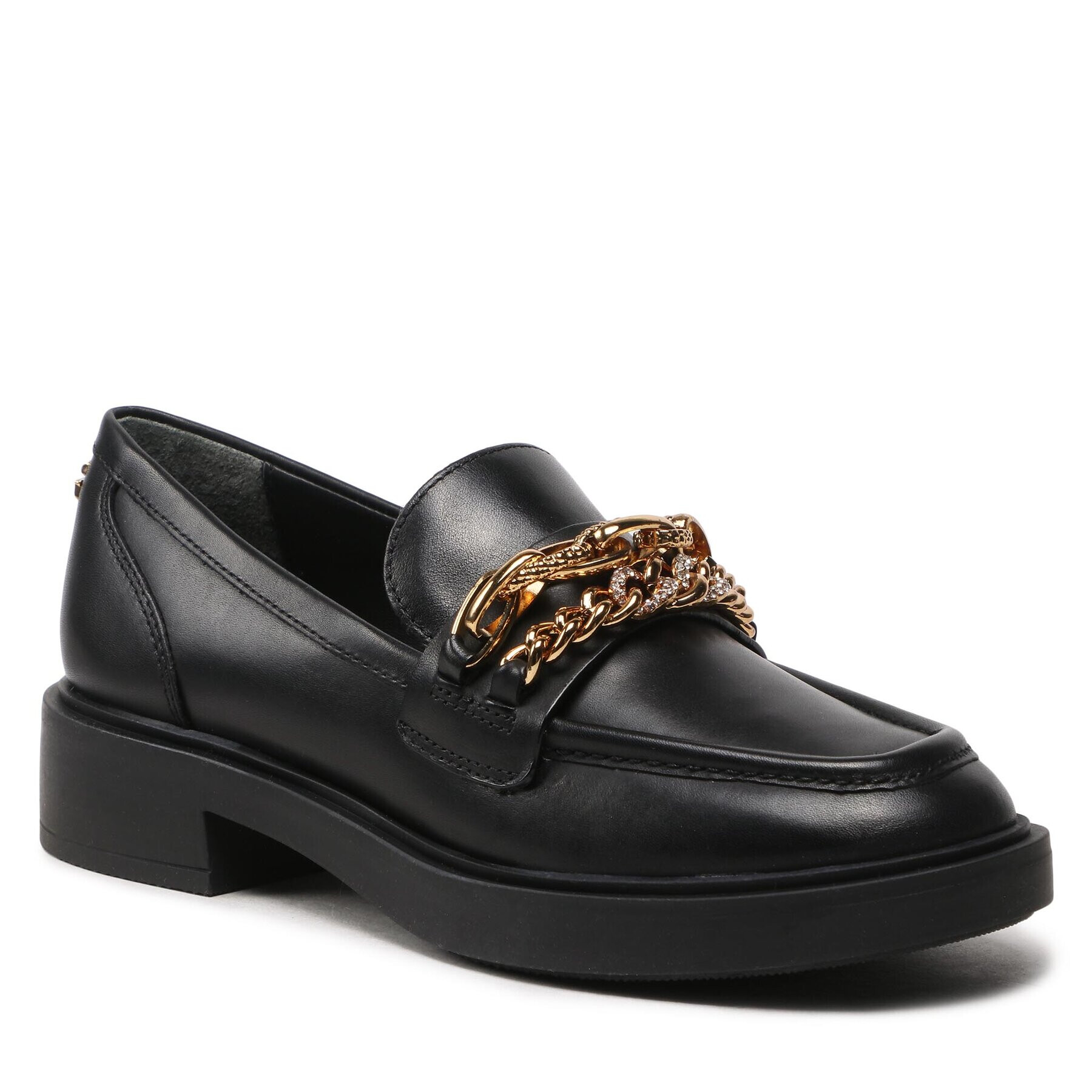 Guess Loafers Kabele FL5KBL LEA14 Negru - Pled.ro