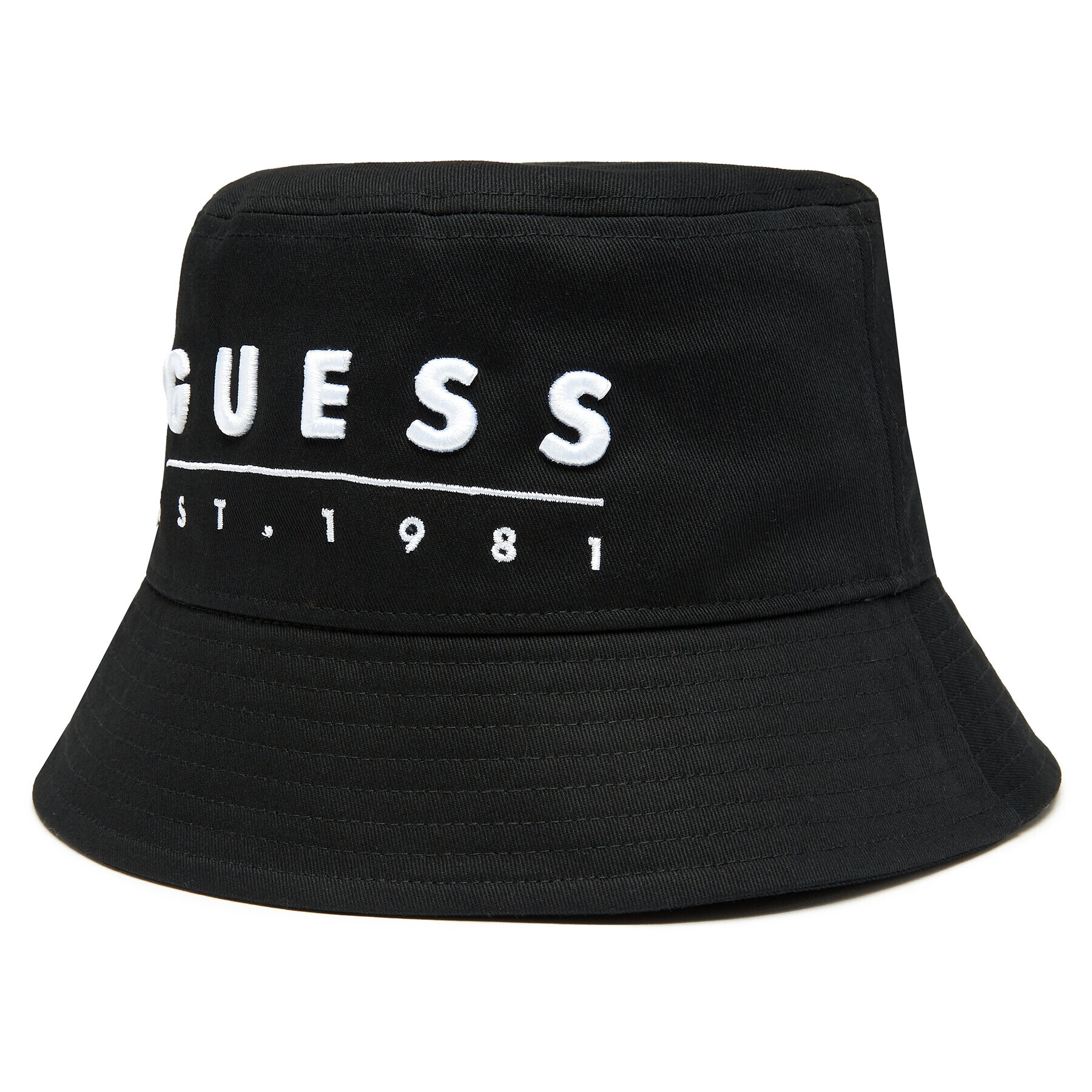 Guess Pălărie Bucket Nola Headwear AM5016 COT01 Negru - Pled.ro