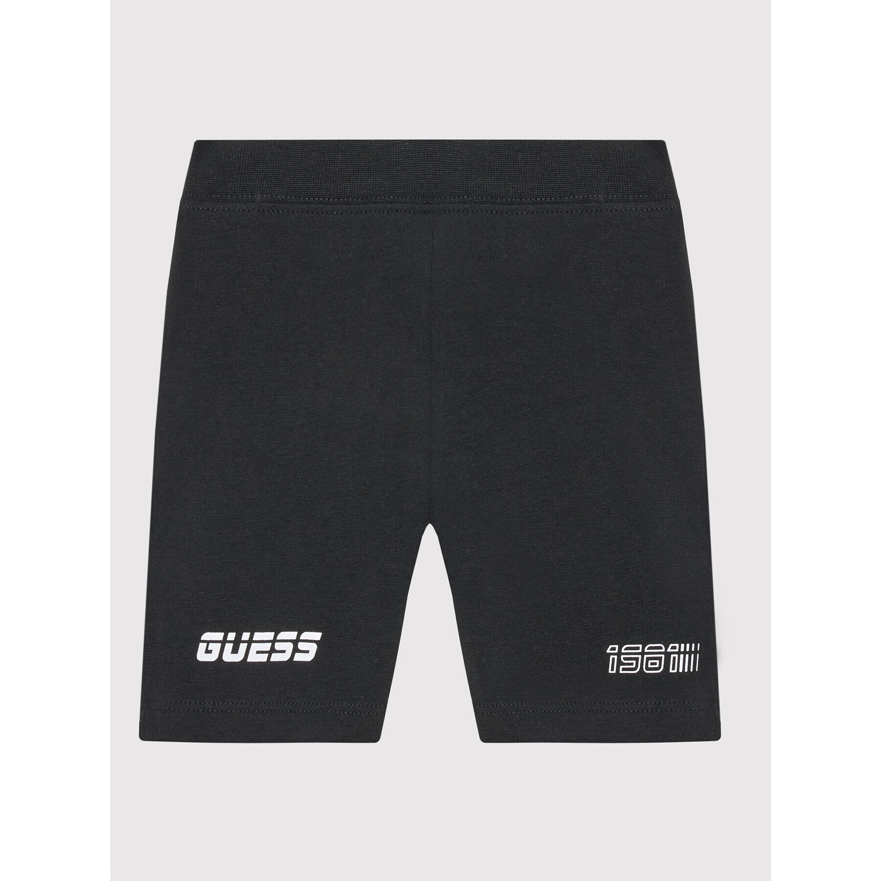 Guess Pantalon scurți din material J1BD07 KASI1 Negru Regular Fit - Pled.ro