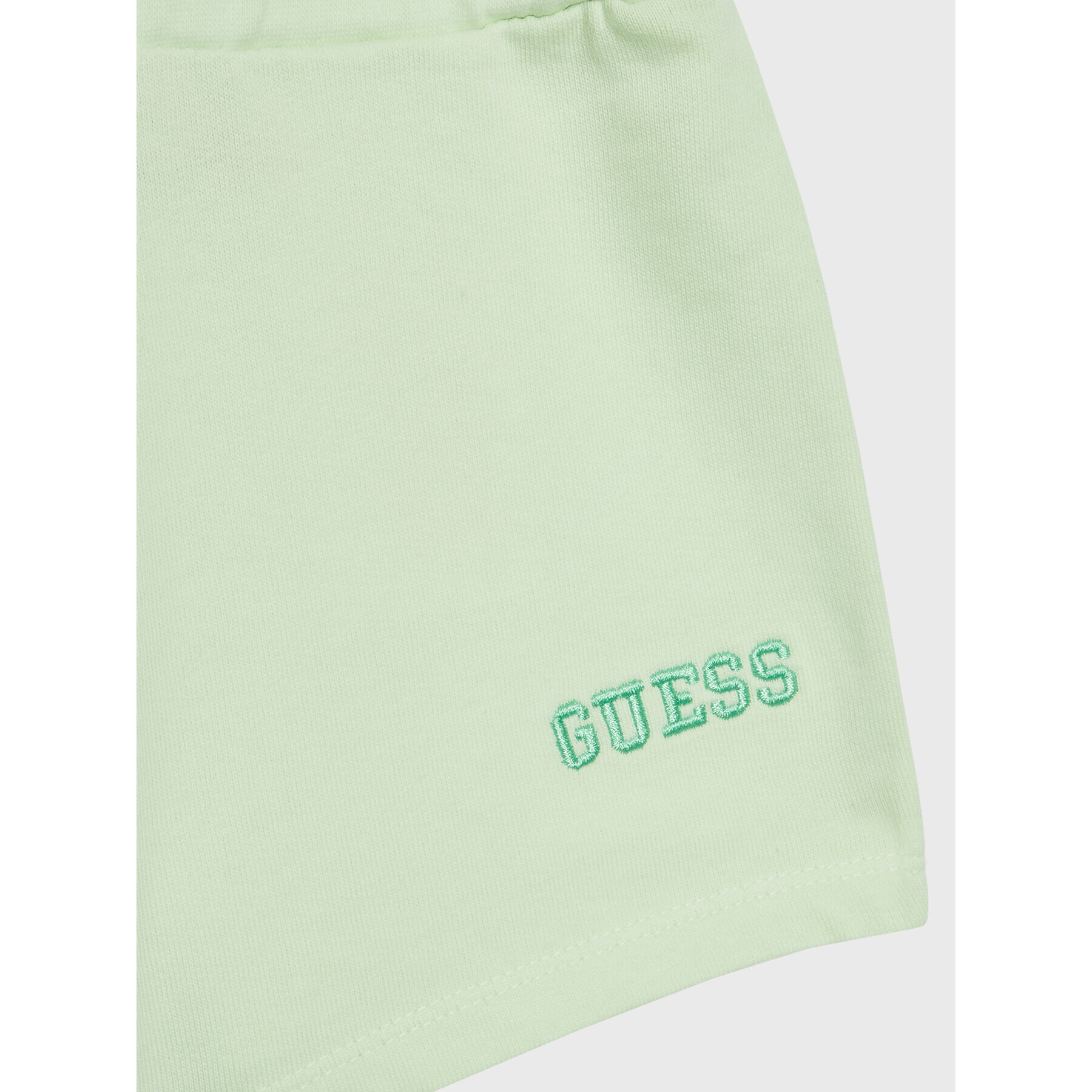 Guess Pantalon scurți din material K3GD11 KA6R3 Verde Regular Fit - Pled.ro