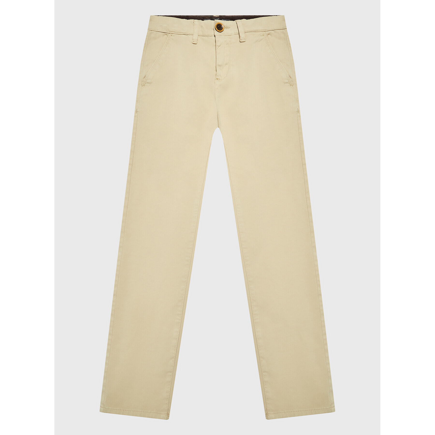 Guess Pantaloni chino L1BB03 WDD52 Bej Regular Fit - Pled.ro