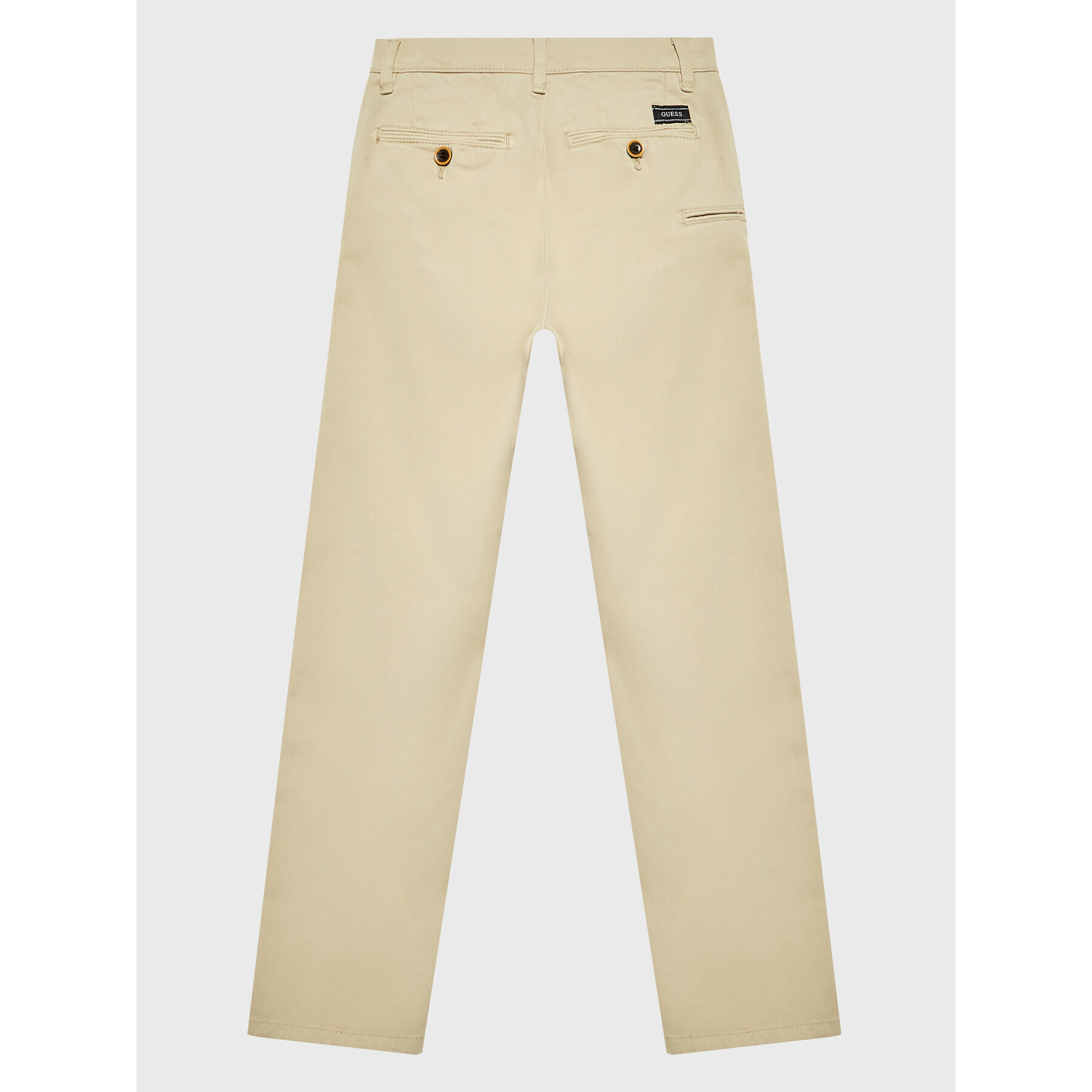 Guess Pantaloni chino L1BB03 WDD52 Bej Regular Fit - Pled.ro