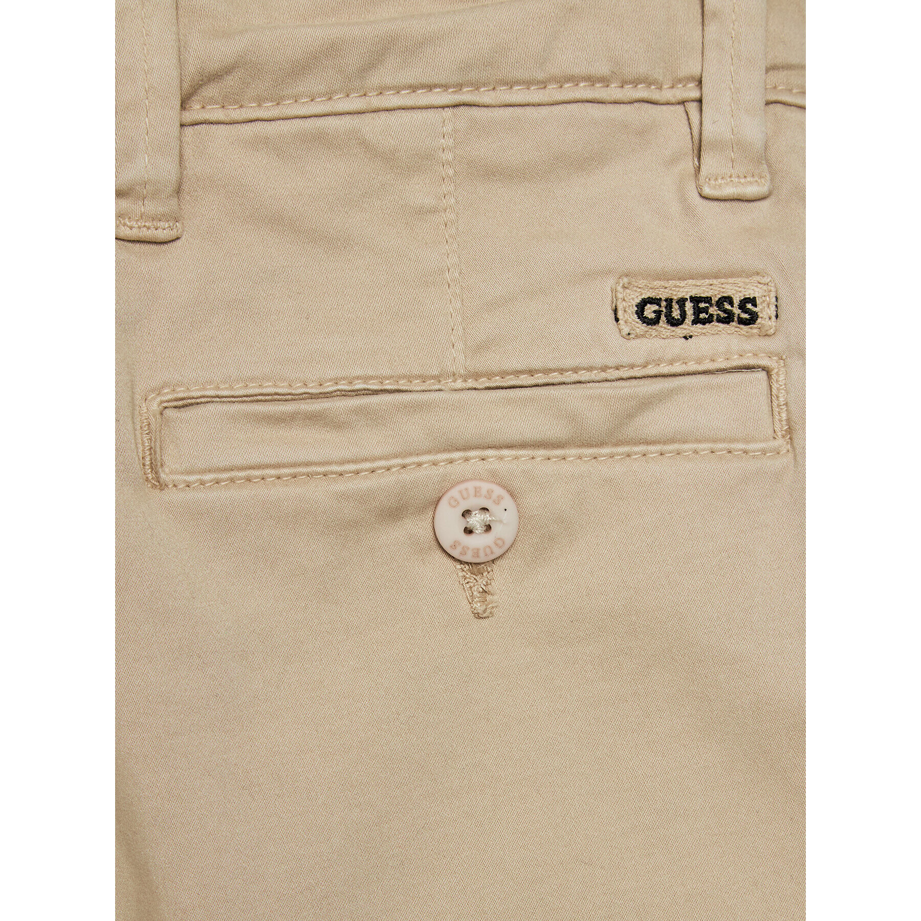 Guess Pantaloni chino L3BB00 WFPMA Bej Regular Fit - Pled.ro