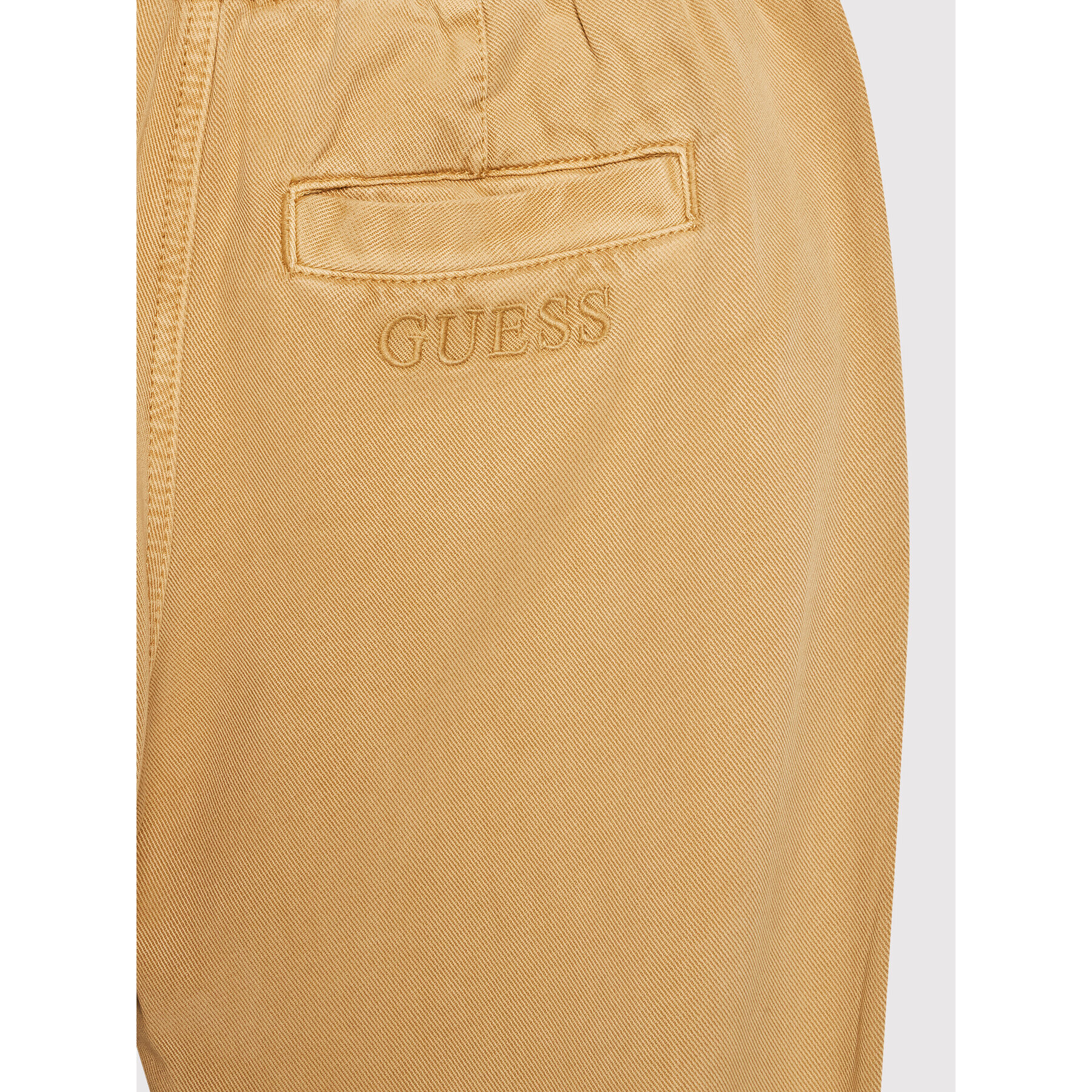 Guess Pantaloni din material H2GJ02 WEHW3 Bej Regular Fit - Pled.ro