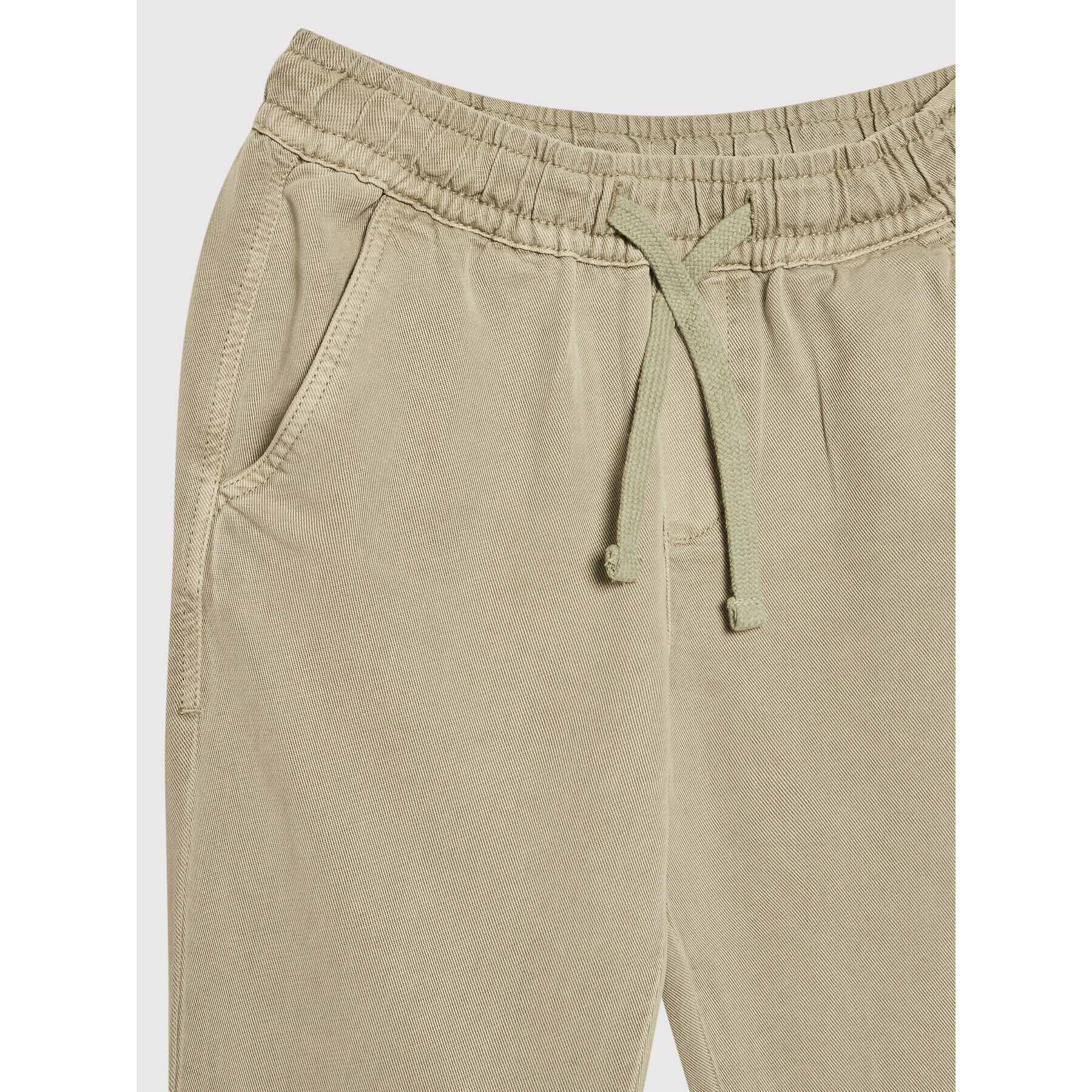 Guess Pantaloni din material H2GJ02 WEHW3 Verde Regular Fit - Pled.ro