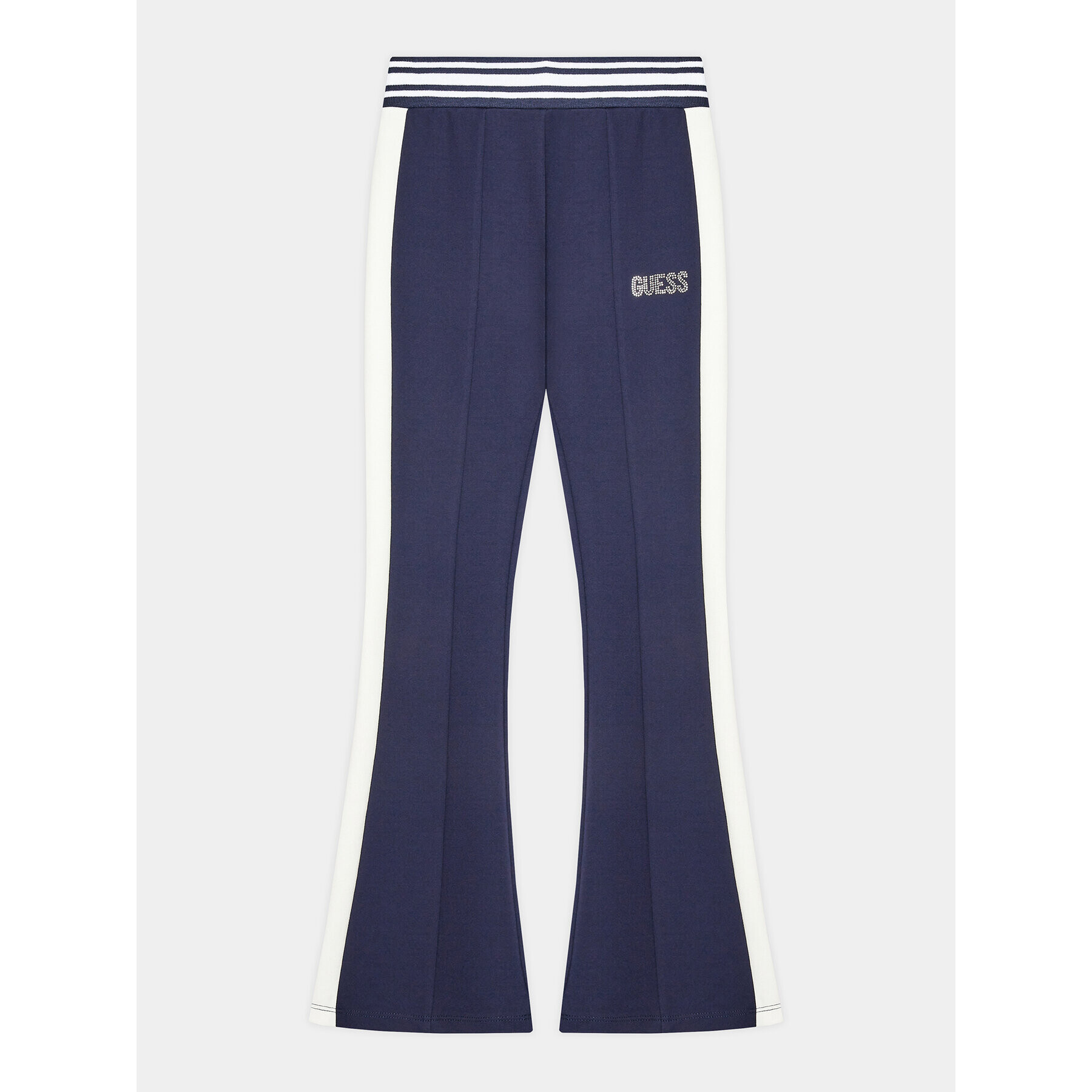 Guess Pantaloni din material J3YB09 KAE30 Albastru Regular Fit - Pled.ro