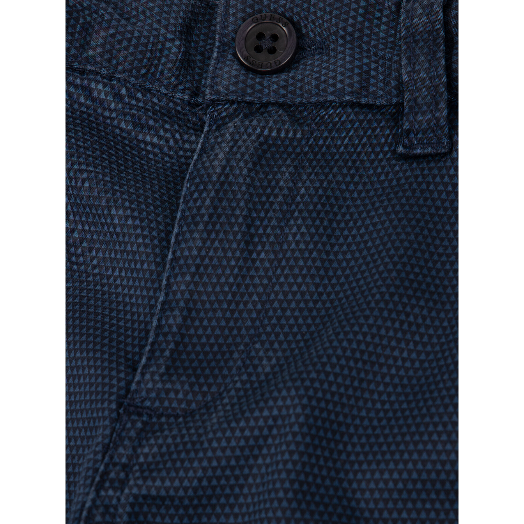 Guess Pantaloni din material L01B01 WCQT0 Bleumarin Regular Fit - Pled.ro