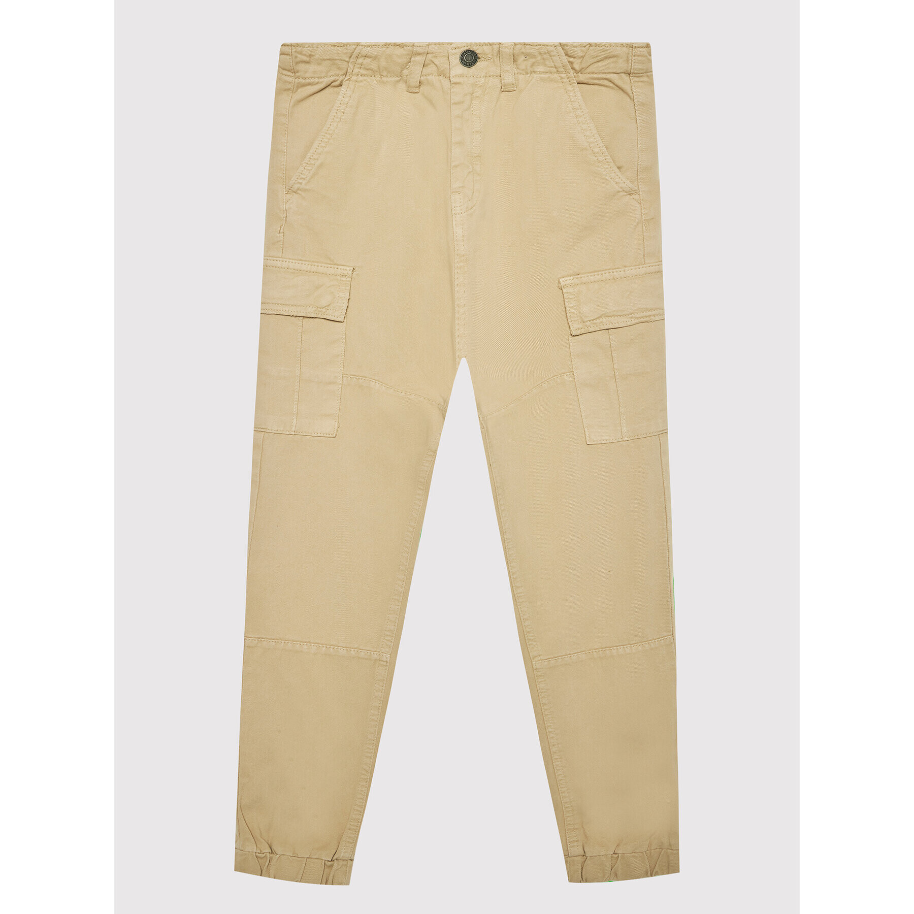 Guess Pantaloni din material L1YB09 WE1L0 Bej Regular Fit - Pled.ro