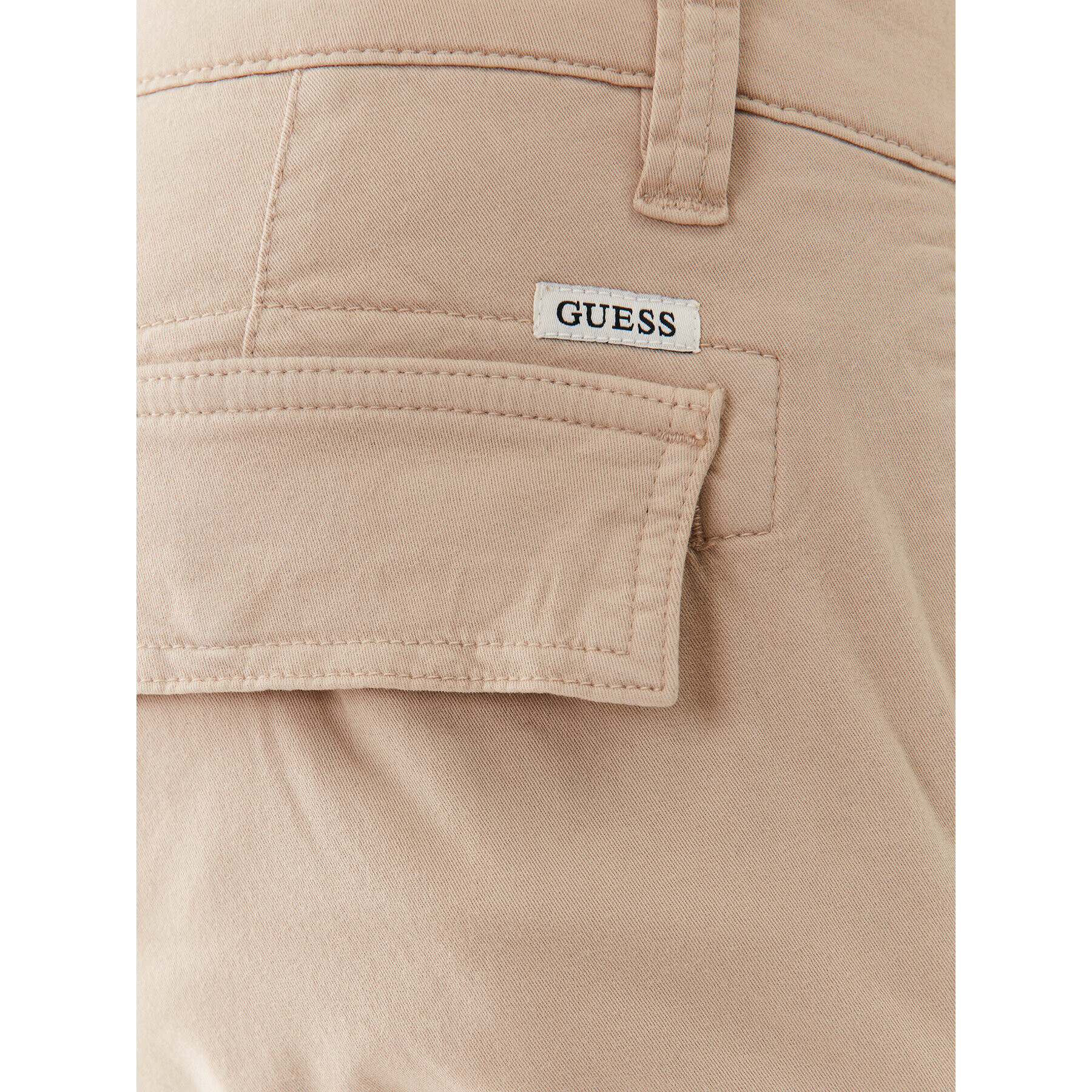 Guess Pantaloni din material M2GB27 WCNZ0 Bej Slim Fit - Pled.ro