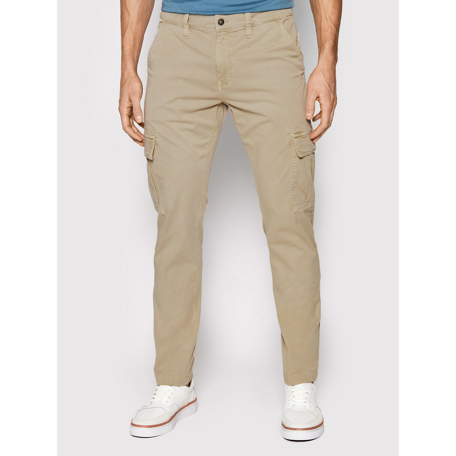 Guess Pantaloni din material M2GB27 WCNZ0 Bej Utility Fit - Pled.ro