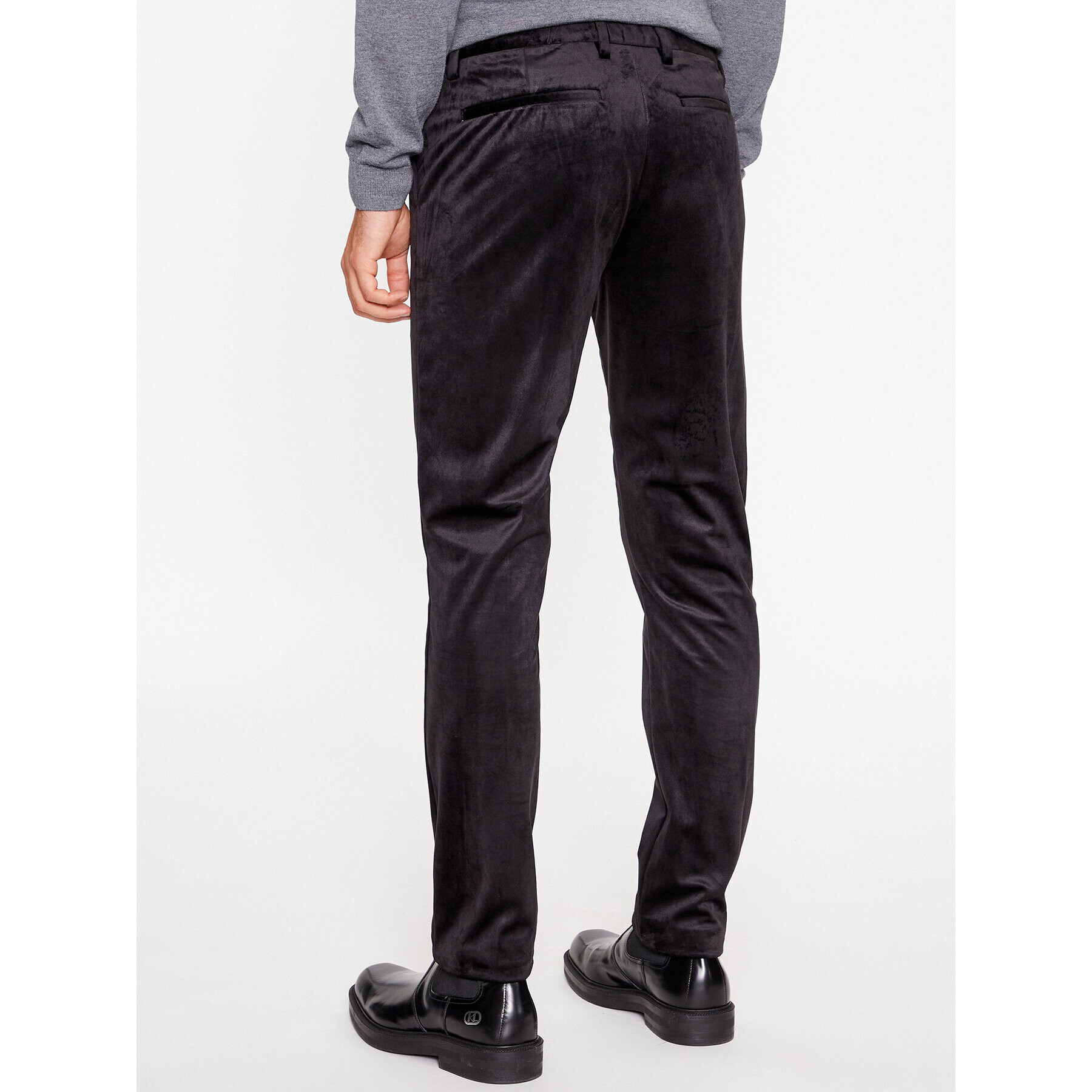 Guess Pantaloni din material M3BB41 K54M0 Negru Slim Fit - Pled.ro