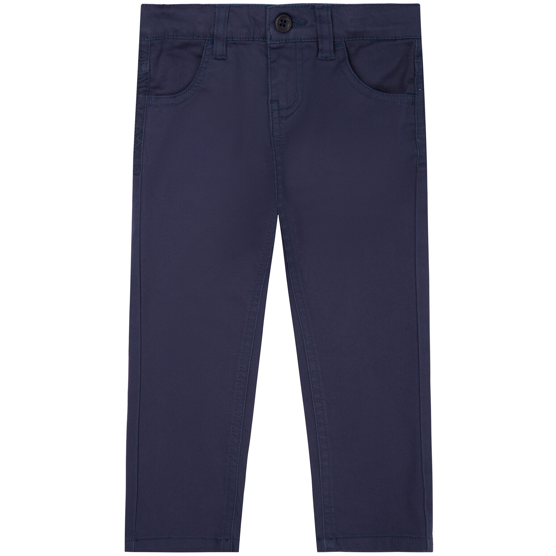 Guess Pantaloni din material N01B01 W7RQ0 Bleumarin Regular Fit - Pled.ro