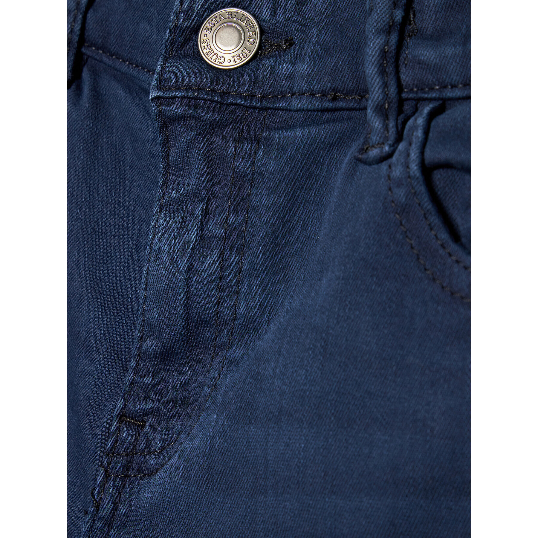 Guess Pantaloni scurți de blugi L1RD03 WE620 Bleumarin Regular Fit - Pled.ro