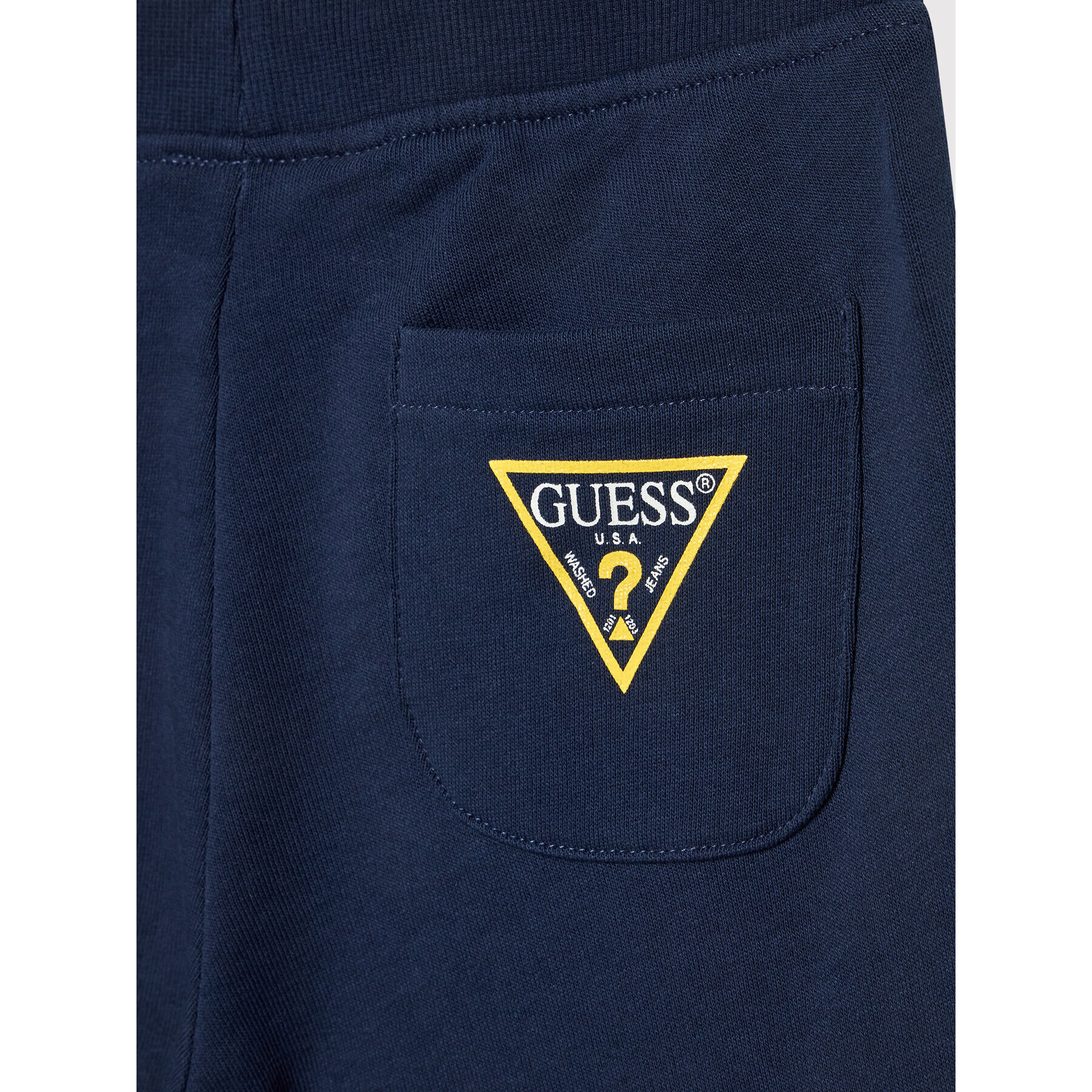 Guess Pantaloni scurți sport L93Q25 KAUG0 Bleumarin Regular Fit - Pled.ro