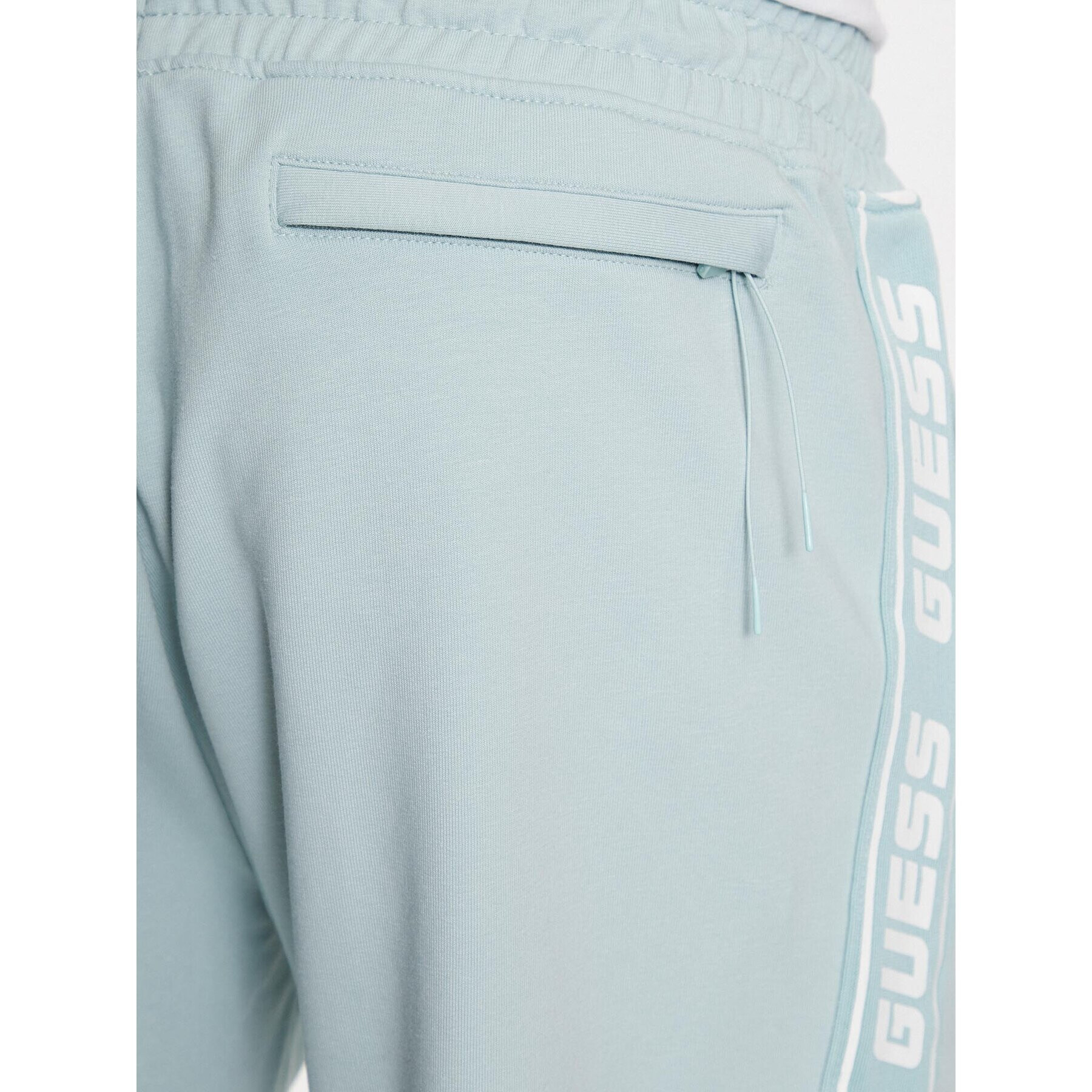 Guess Pantaloni scurți sport Arlo Z2YD02 K6ZS1 Verde Loose Fit - Pled.ro