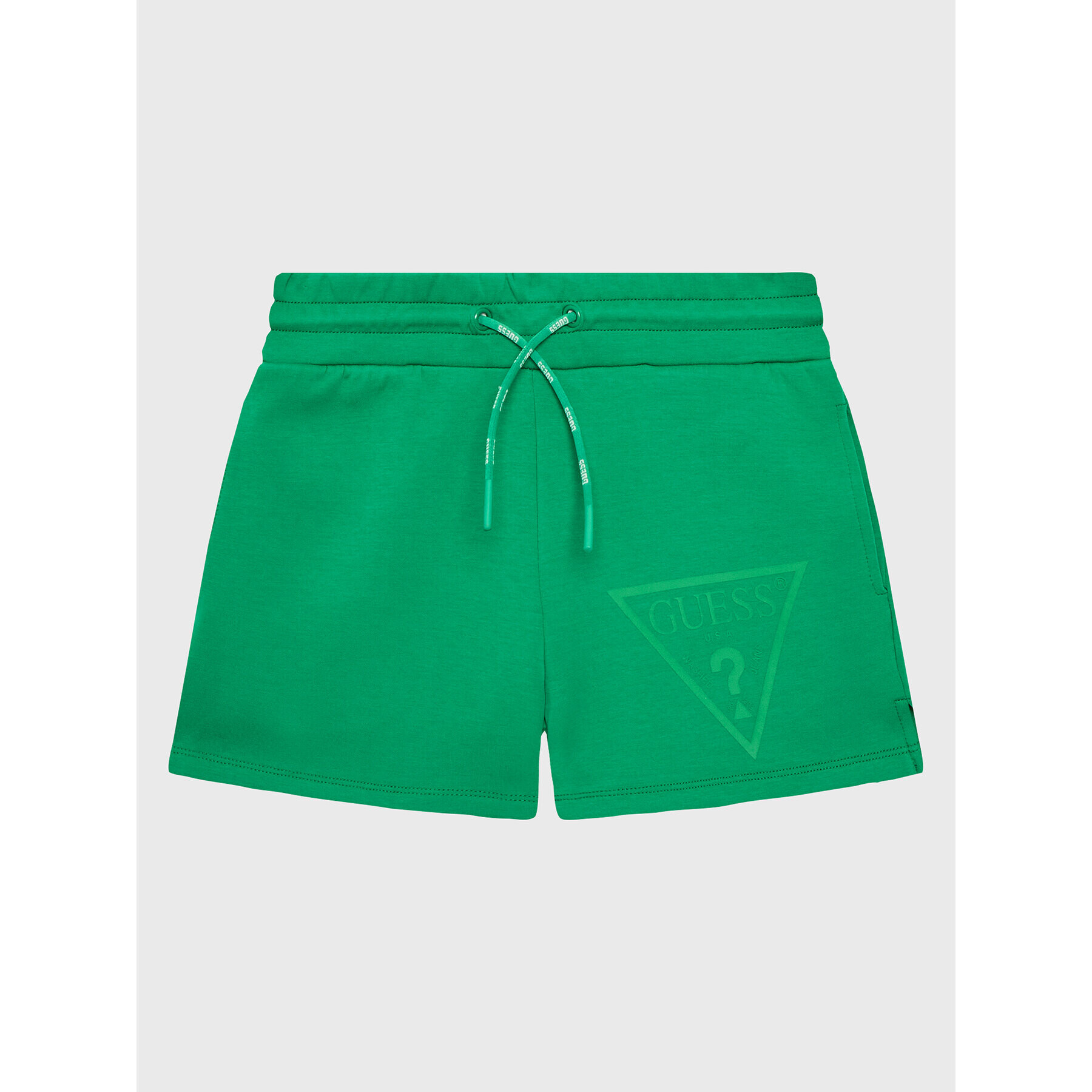 Guess Pantaloni scurți sport J3RD23 FL03S Verde Relaxed Fit - Pled.ro