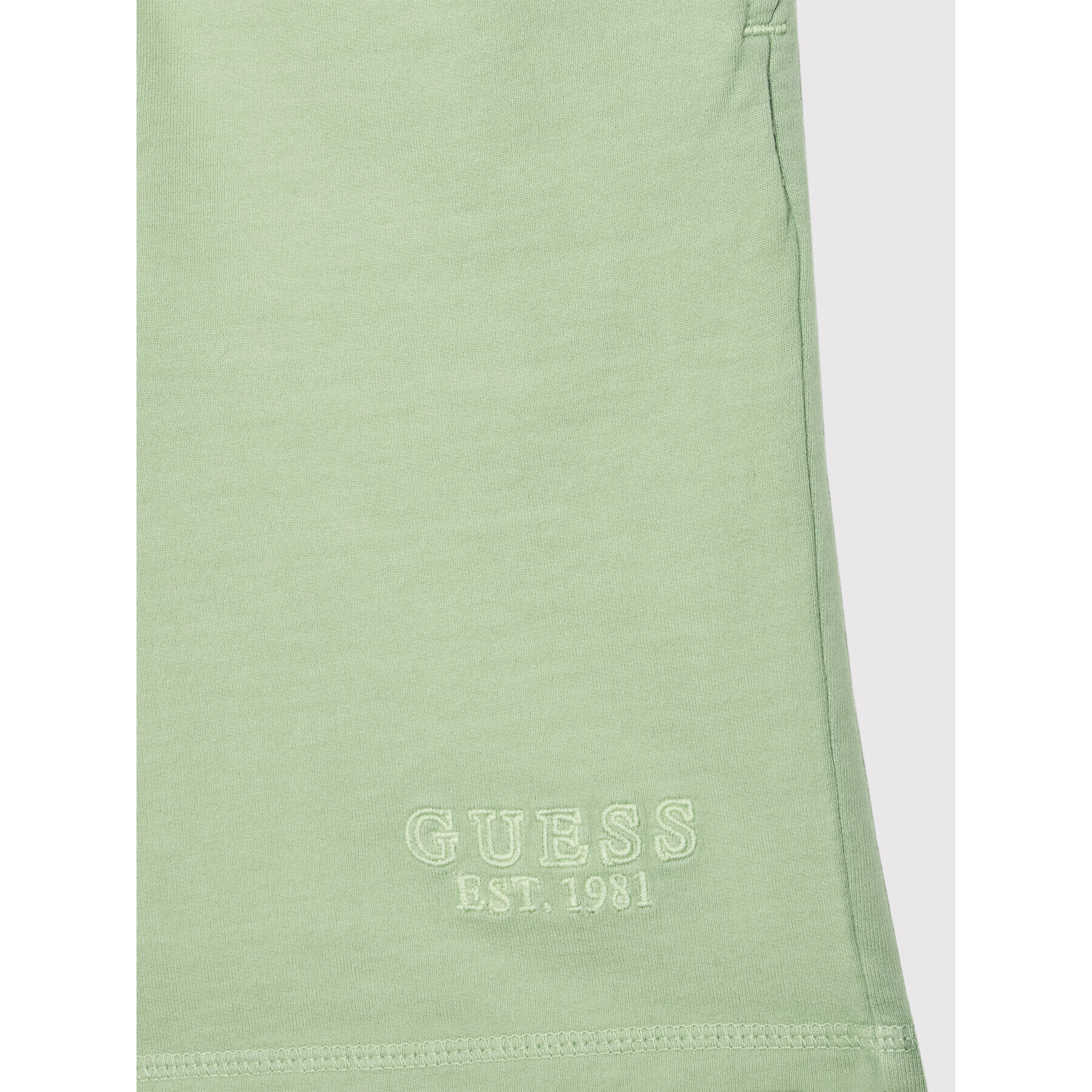 Guess Pantaloni scurți sport L2GD17 KB4O0 Verde Regular Fit - Pled.ro