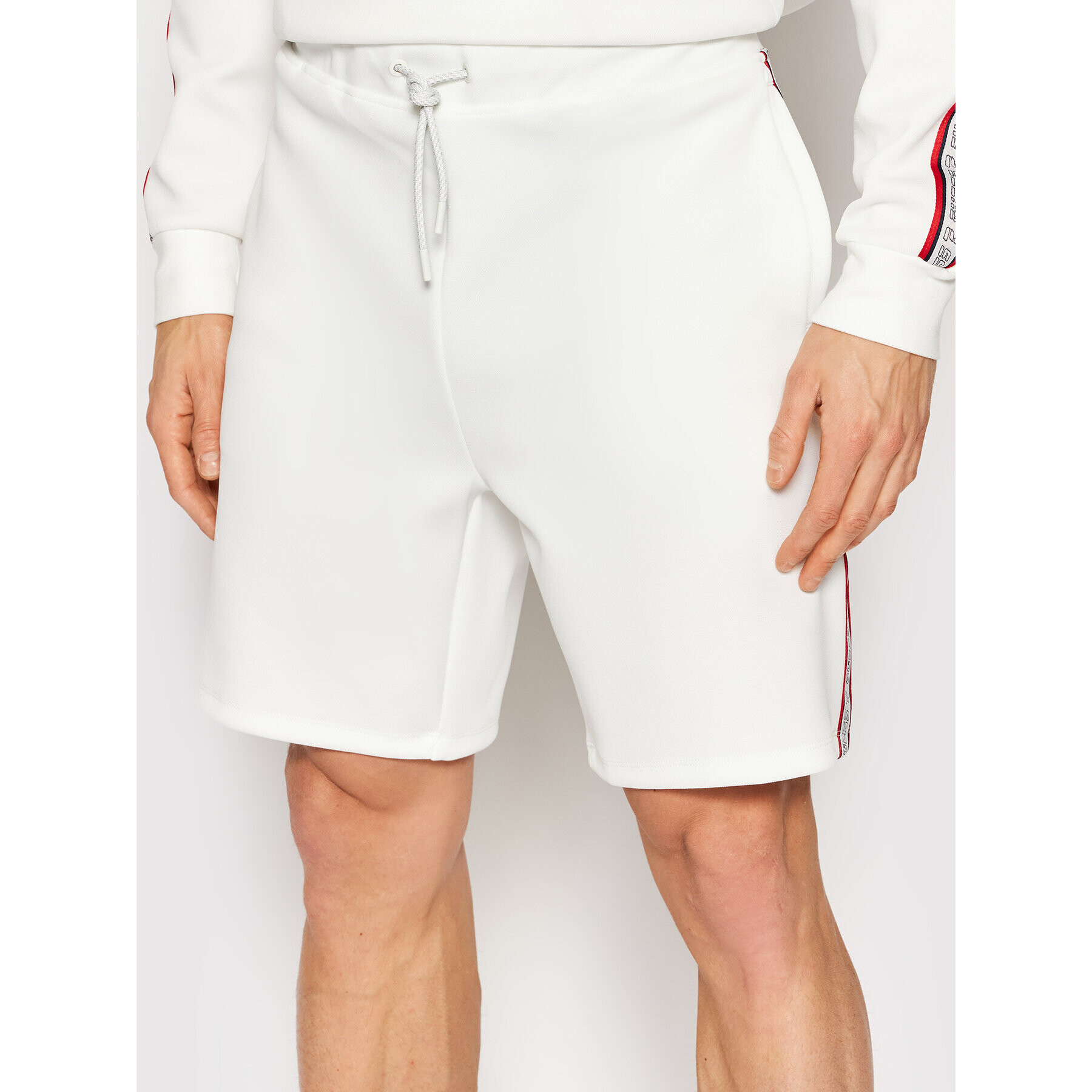 Guess Pantaloni scurți sport Z2GD00 KB210 Alb Regular Fit - Pled.ro