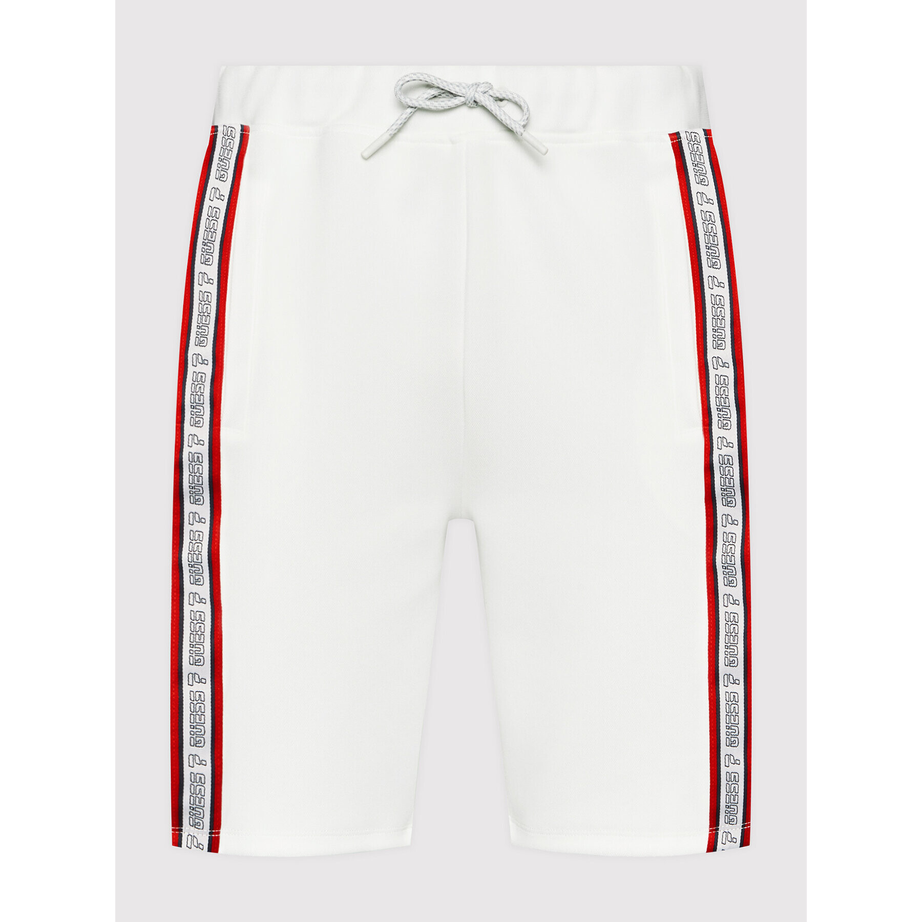 Guess Pantaloni scurți sport Z2GD00 KB210 Alb Regular Fit - Pled.ro