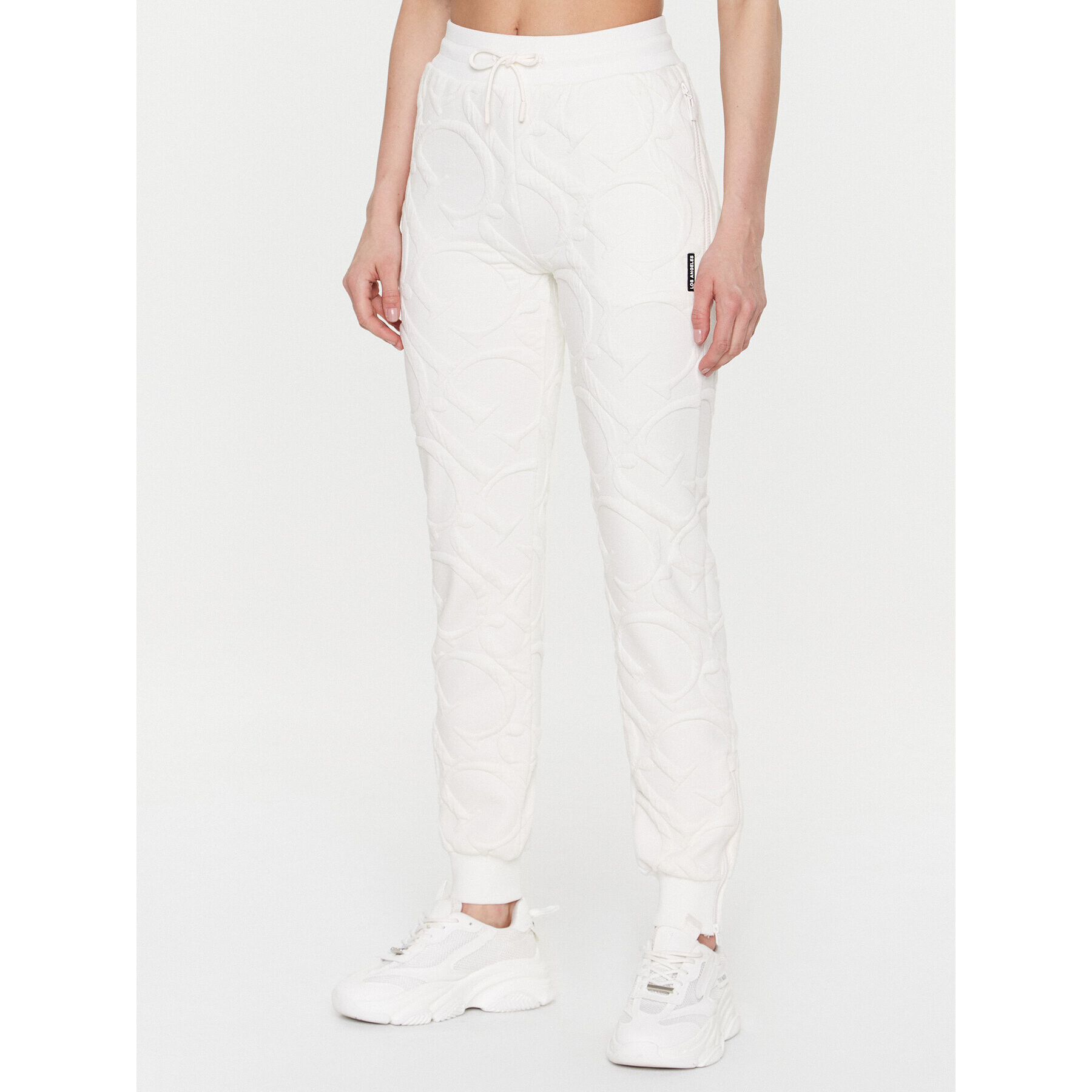 Guess Pantaloni trening Adelaide V3GB01 KBIN0 Bej Regular Fit - Pled.ro