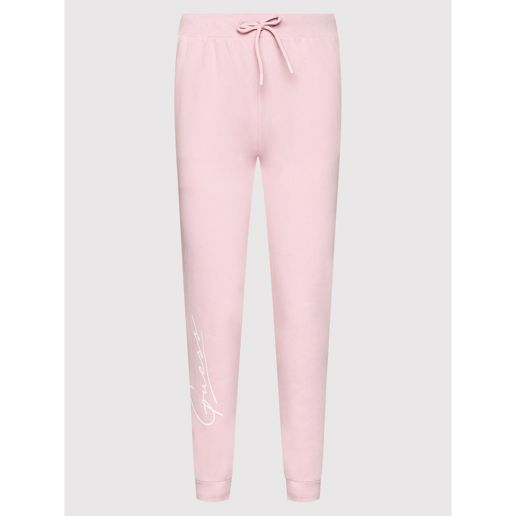 Guess Pantaloni trening Alexandra O1BA11 KAOR1 Roz Regular Fit - Pled.ro