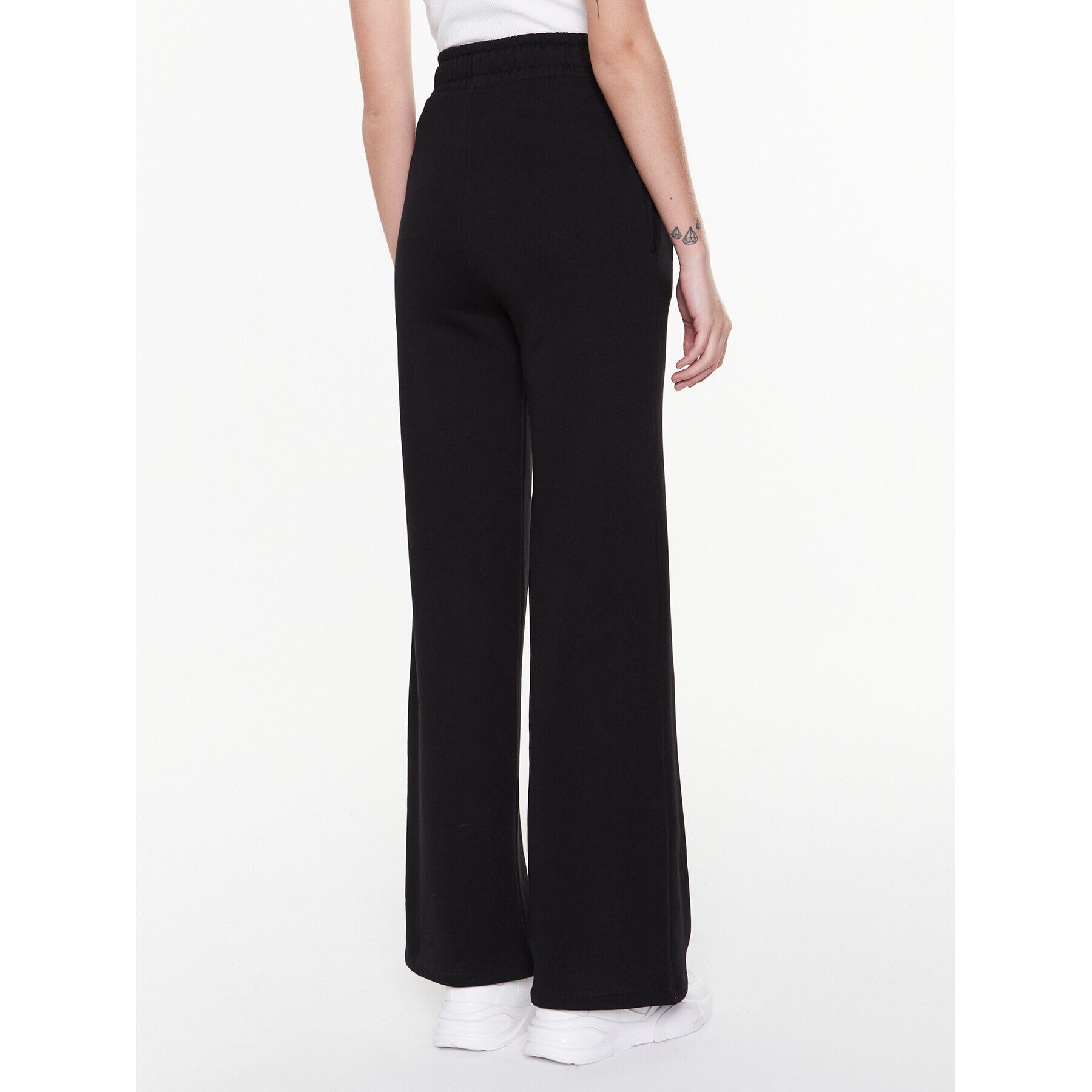 Guess Pantaloni trening Berta W3RB43 FL050 Negru Relaxed Fit - Pled.ro