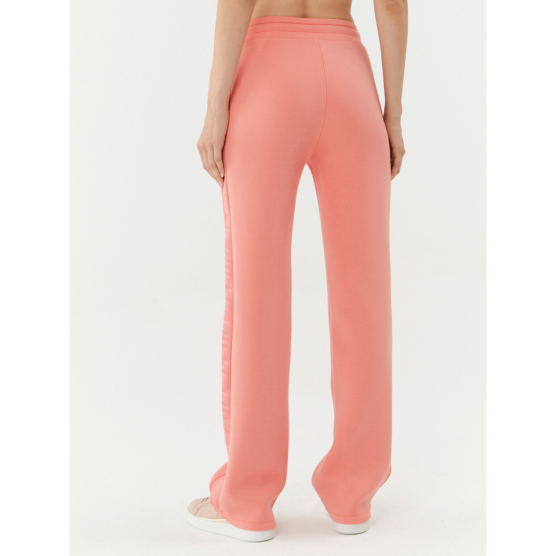 Guess Pantaloni trening Brenda V3RB21 K7UW2 Coral Regular Fit - Pled.ro