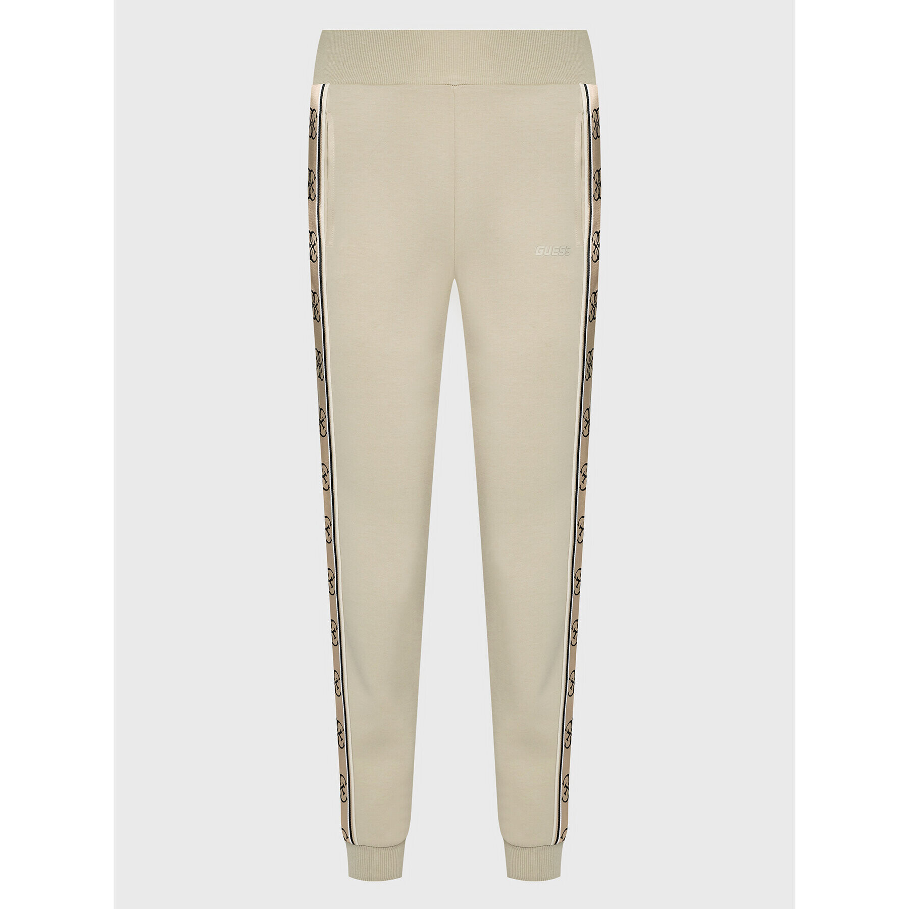 Guess Pantaloni trening Britney V2YB15 KA3P1 Bej Regular Fit - Pled.ro