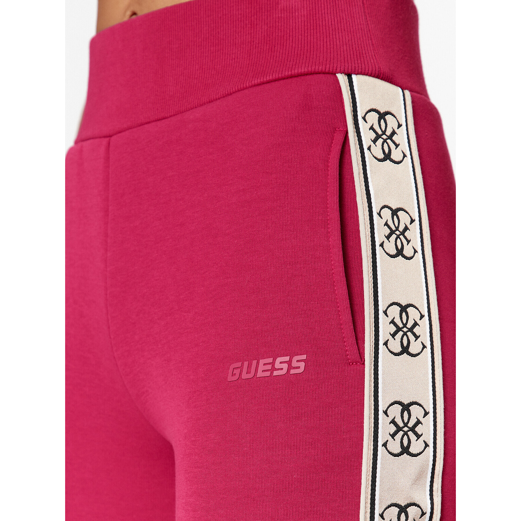 Guess Pantaloni trening Britney V2YB15 KB3P2 Roz Regular Fit - Pled.ro