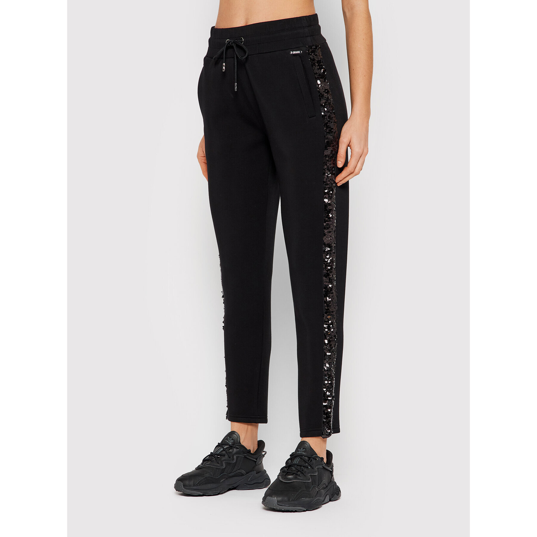 Guess Pantaloni trening Dalida W1BB16 K7UW2 Negru Regular Fit - Pled.ro