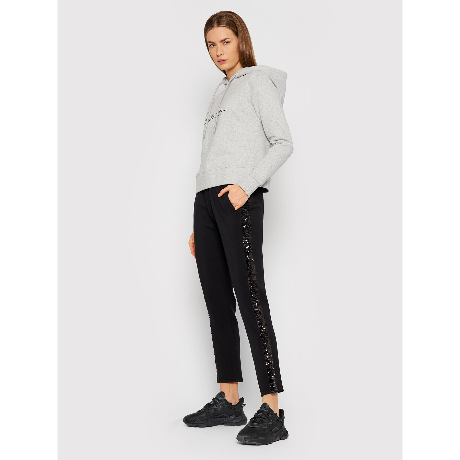 Guess Pantaloni trening Dalida W1BB16 K7UW2 Negru Regular Fit - Pled.ro